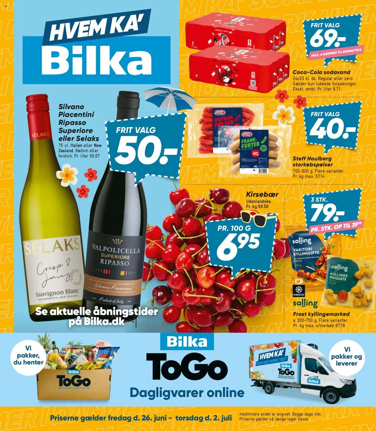 Bilka tilbudsavis fra 26/06/2026 Bilka - Tilbudsavis uge 27