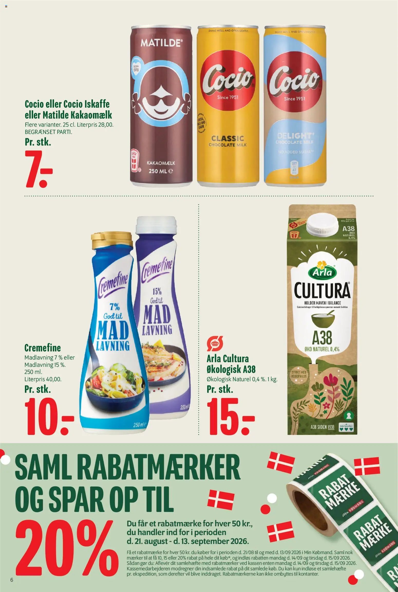 Min Købmand tilbudsavis fra 28/08/2026 Min Købmand - Tilbudsavis uge 36