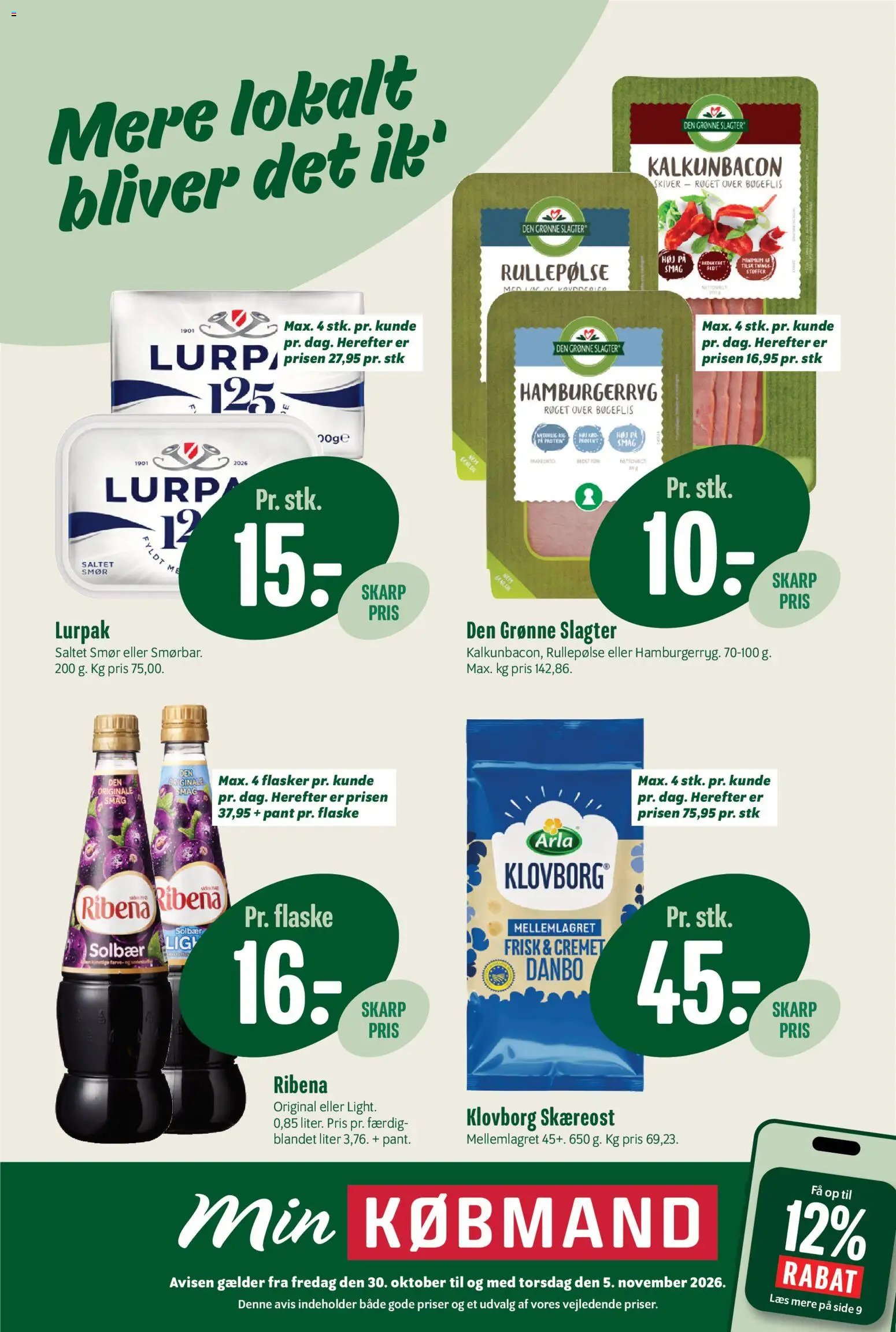 Nye Min Købmand tilbud fra 30/10/2026