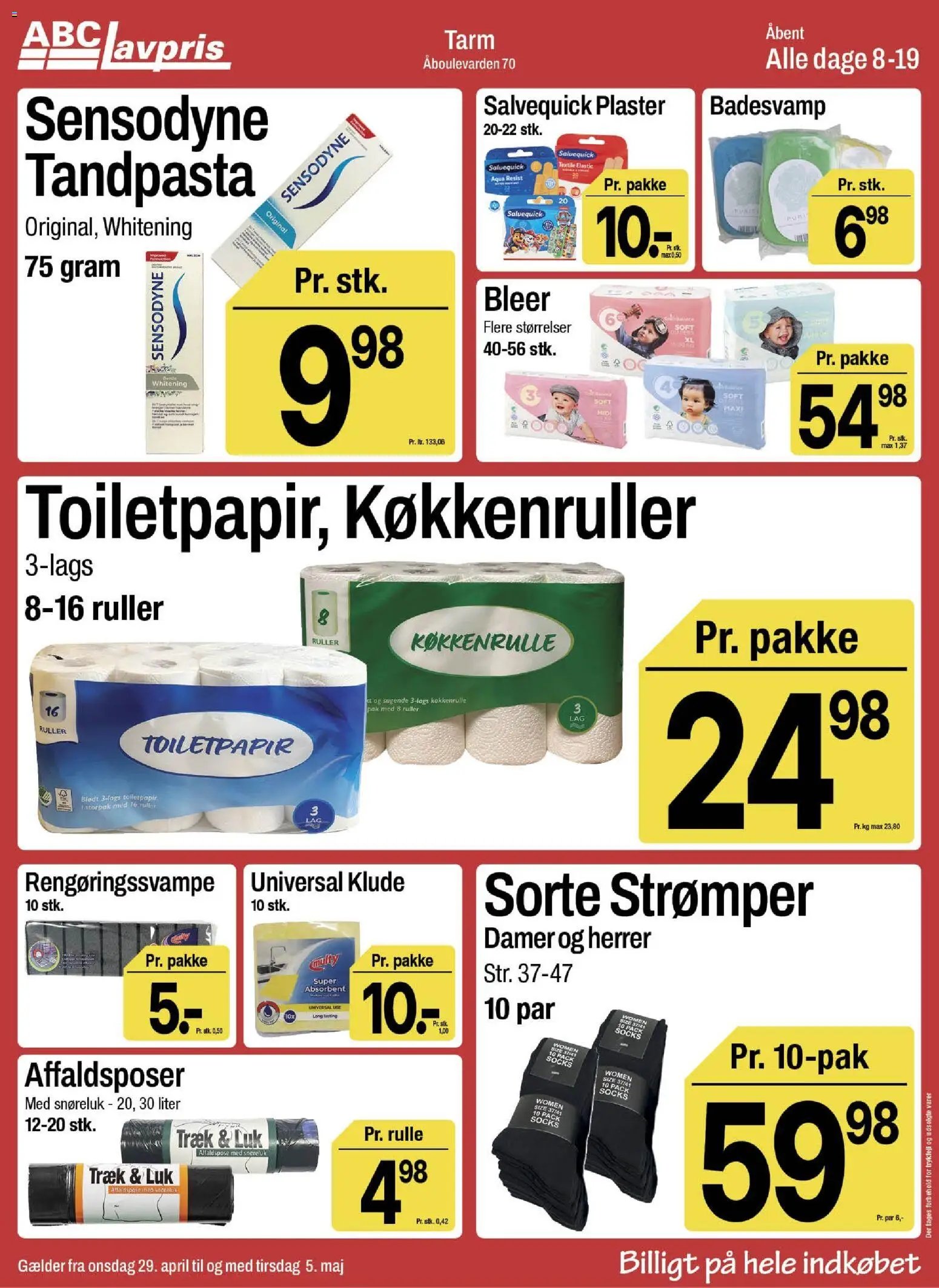 Abc Lavpris tilbudsavis fra 29/04/2026 Abc Lavpris - Tarm