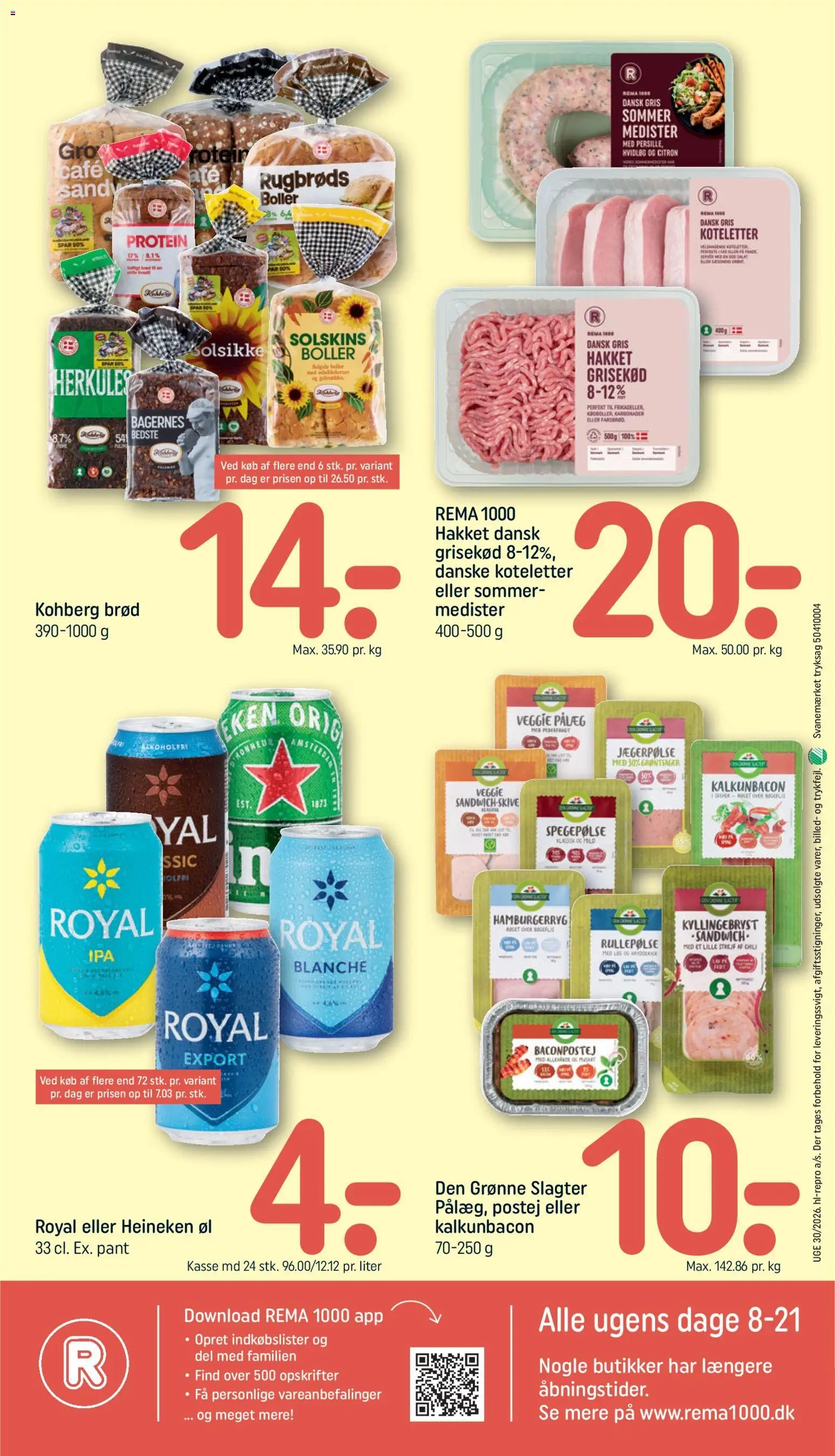Rema 1000 tilbudsavis fra 19/07/2026 Rema 1000 - Tilbudsavis uge 30