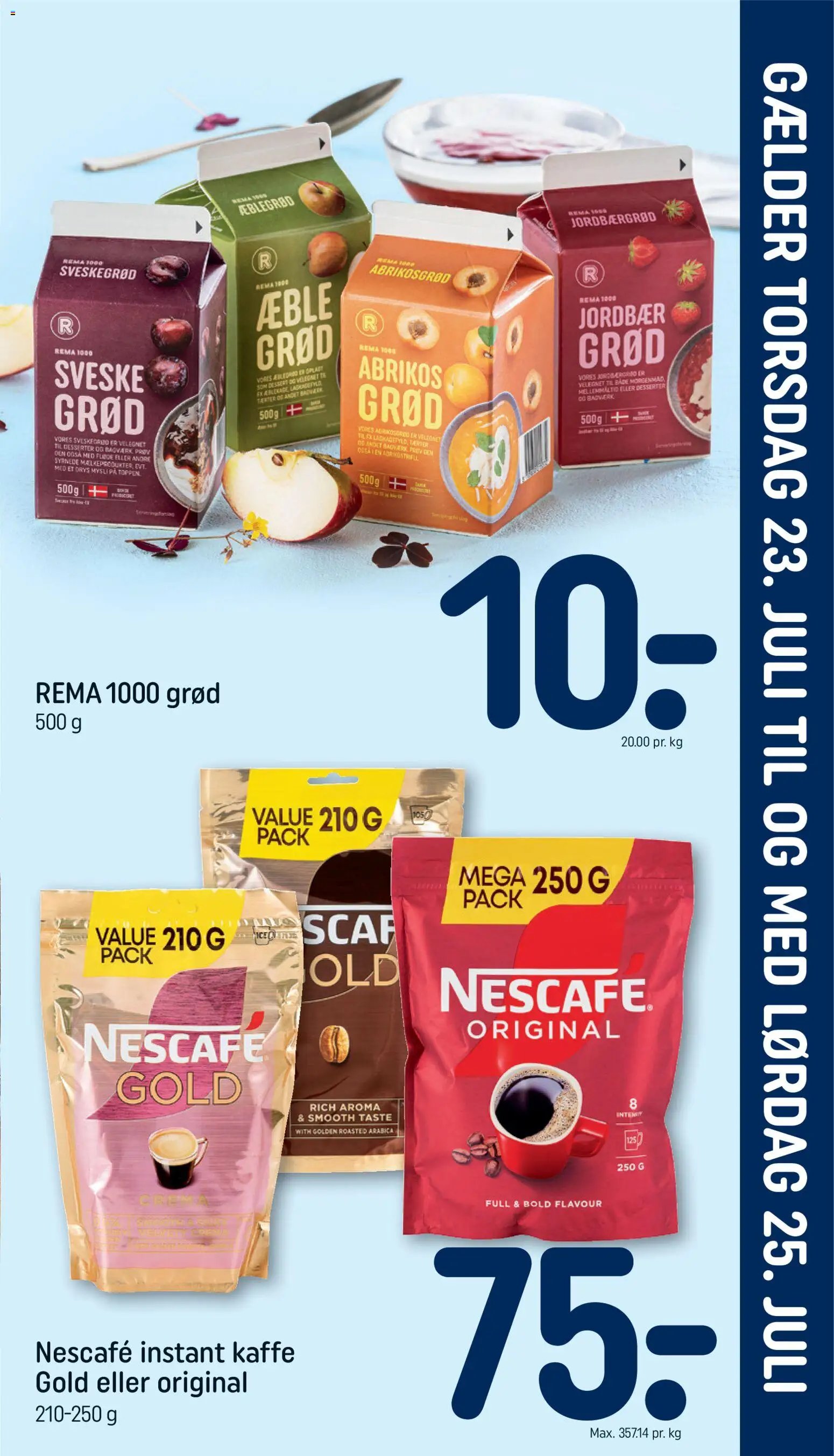 Rema 1000 tilbudsavis fra 19/07/2026 Rema 1000 - Tilbudsavis uge 30