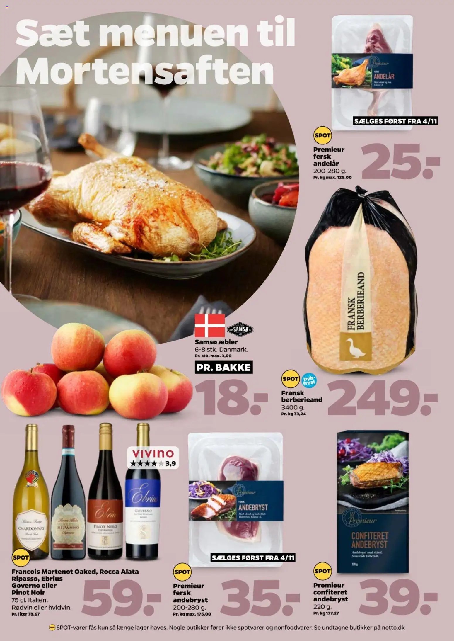 Nye Netto tilbud fra 30/10/2026