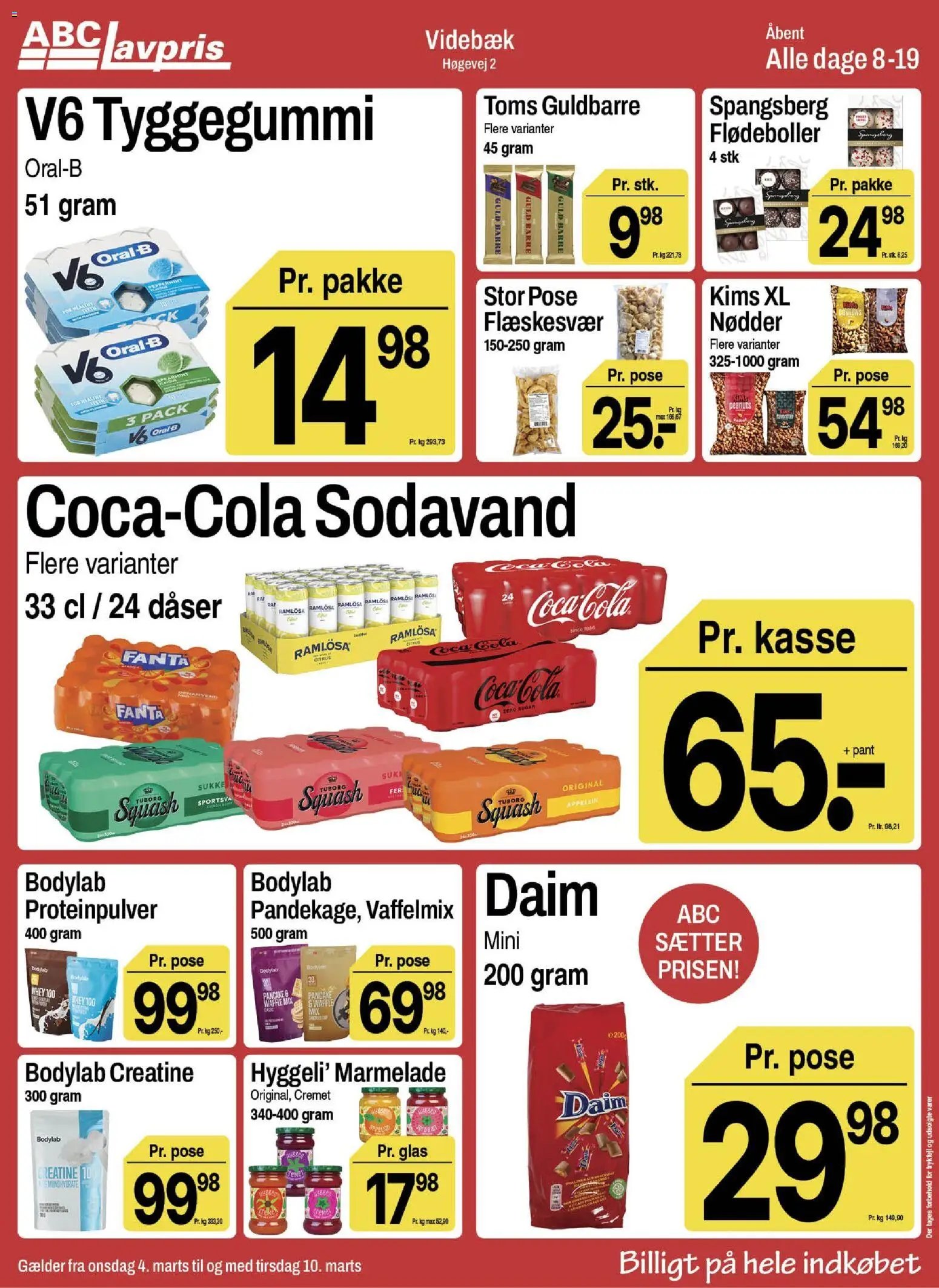Abc Lavpris tilbudsavis fra 04/03/2026 Videbæk