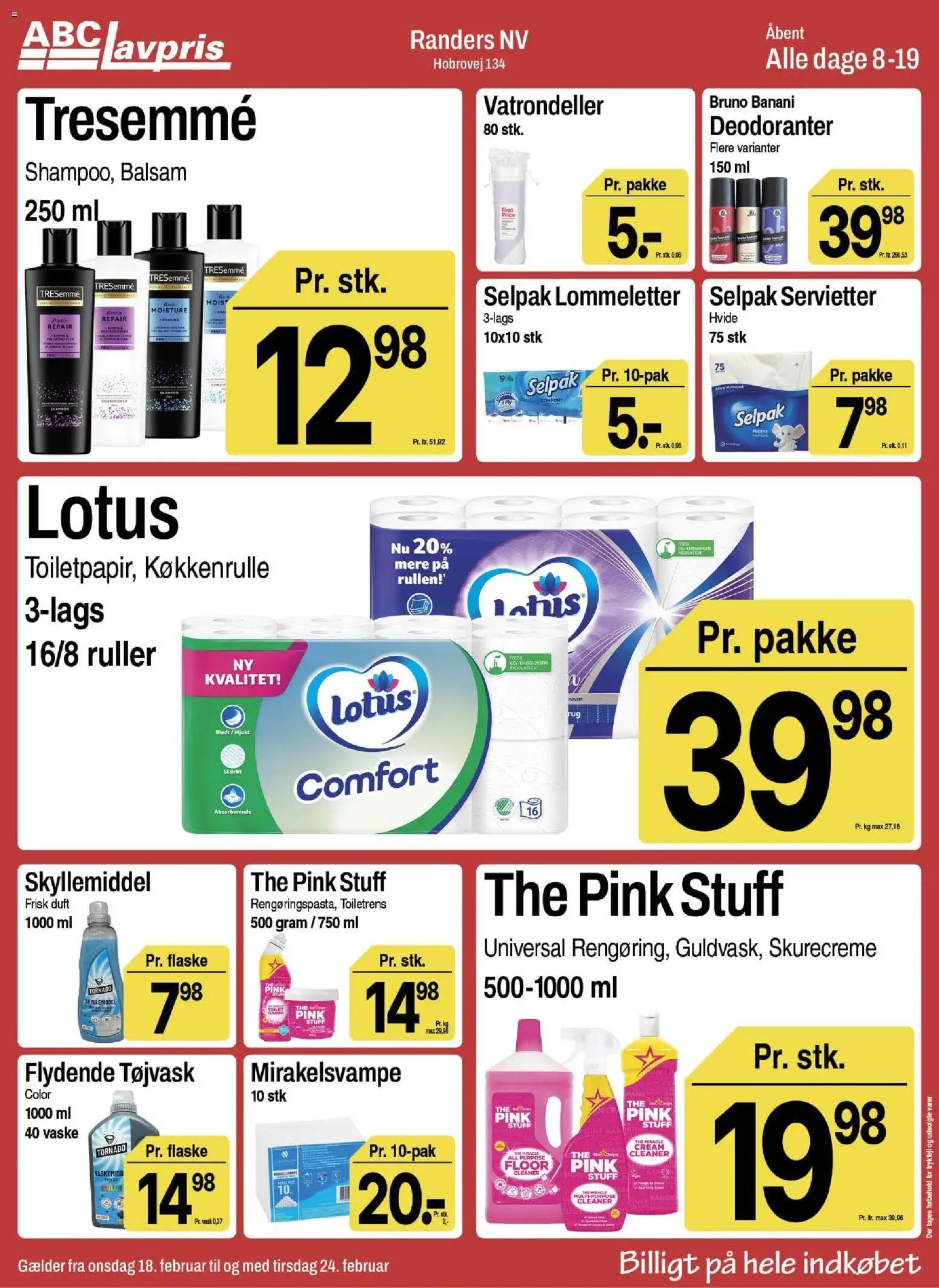 Abc Lavpris tilbudsavis fra 18/02/2026 Randers NV