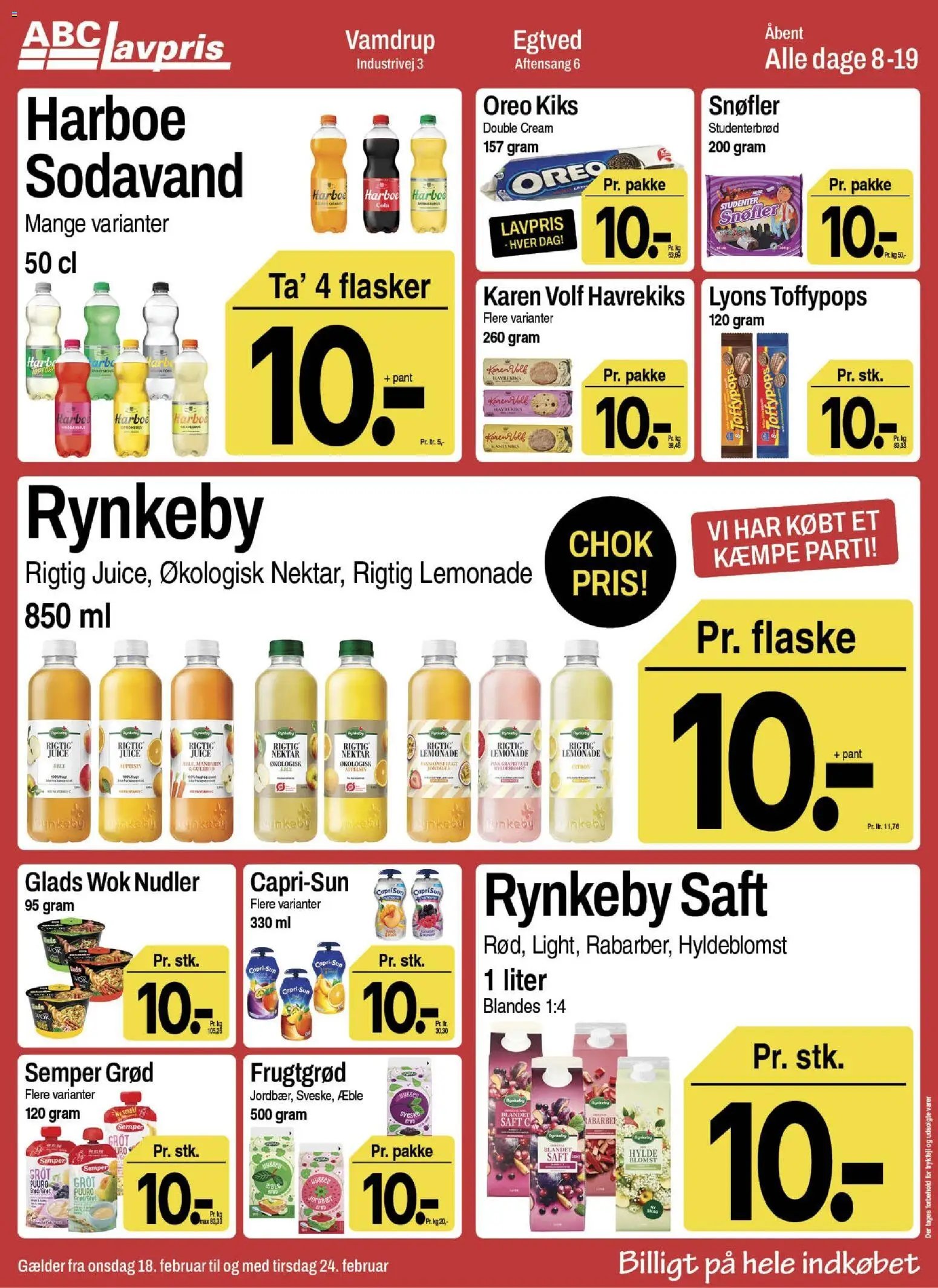 Abc Lavpris tilbudsavis fra 18/02/2026 Vamdrup