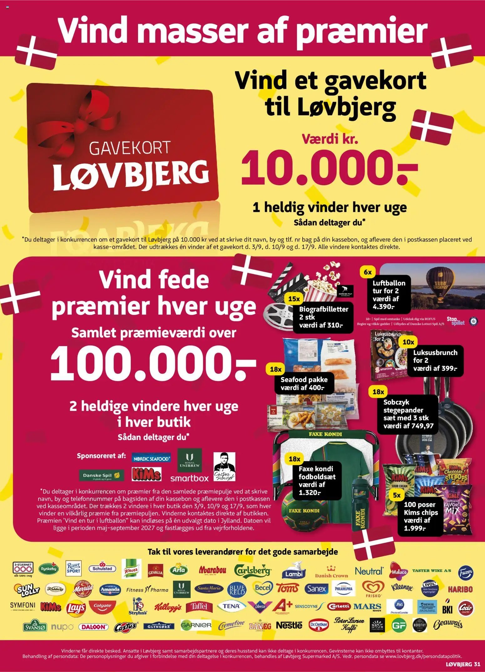 Løvbjerg tilbudsavis fra 11/09/2026 Løvbjerg - Tilbudsavis uge 38