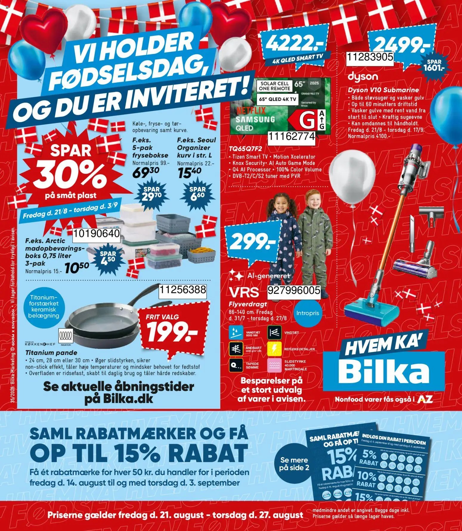 Bilka tilbudsavis fra 21/08/2026 Bilka - Nonfood