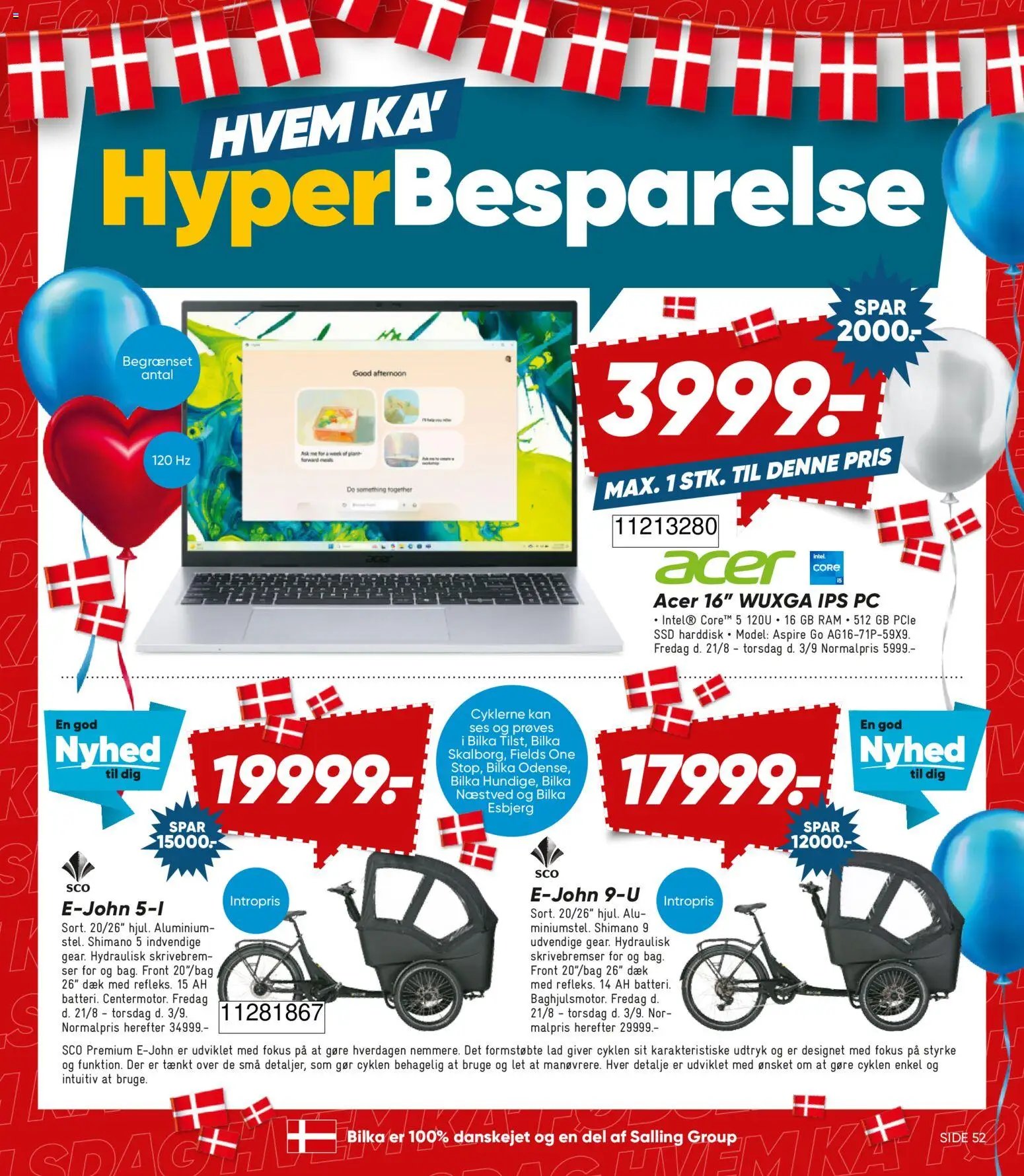 Bilka tilbudsavis fra 21/08/2026 Bilka - Nonfood