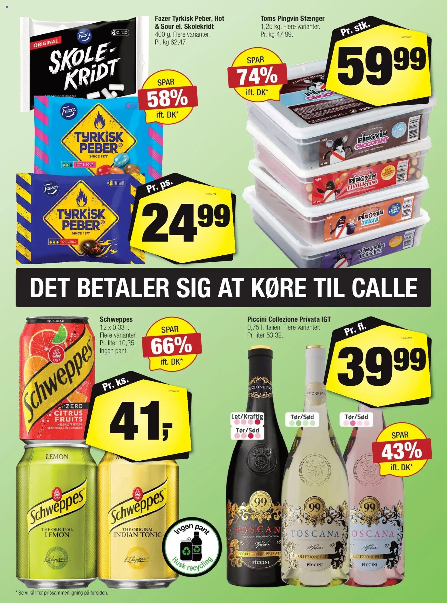 Nye Calle tilbud fra 21/10/2026
