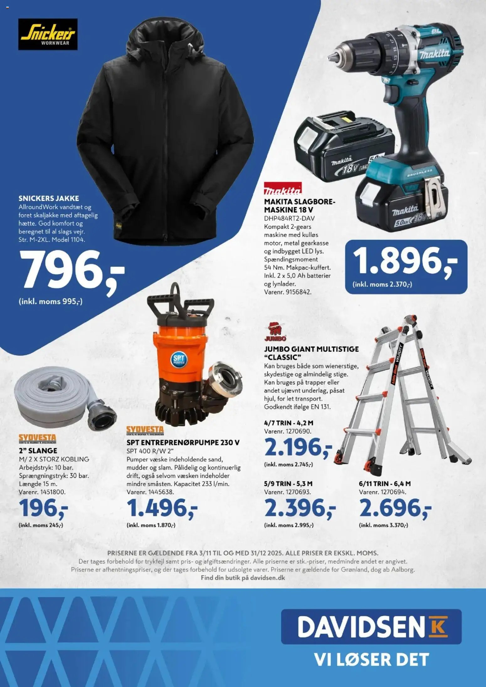 Davidsen tilbudsavis fra 02/11/2025 STÆRKЕ SAGER exkl. moms