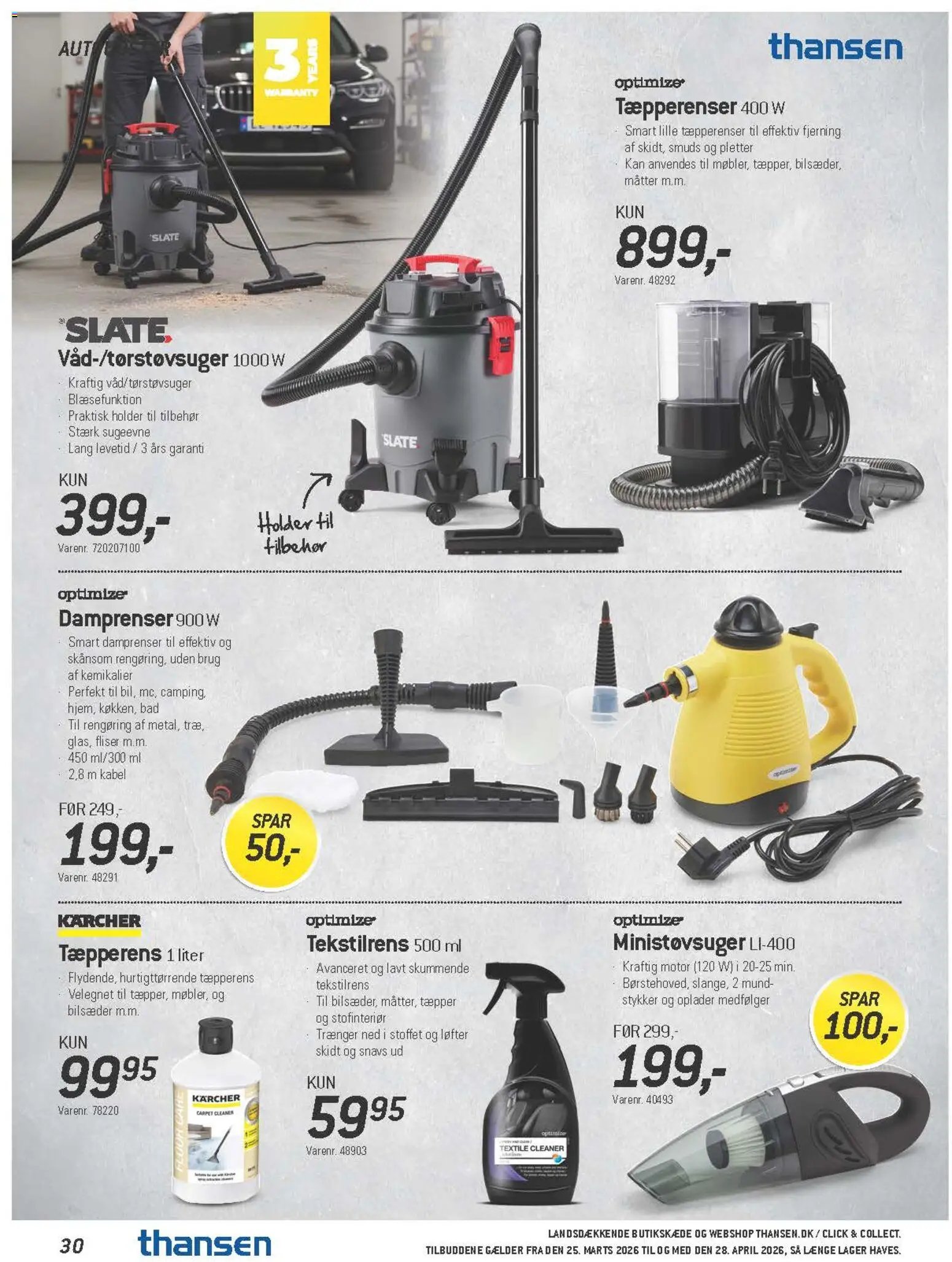 Thansen tilbudsavis fra 25/03/2026 Thansen - Tilbudsavis