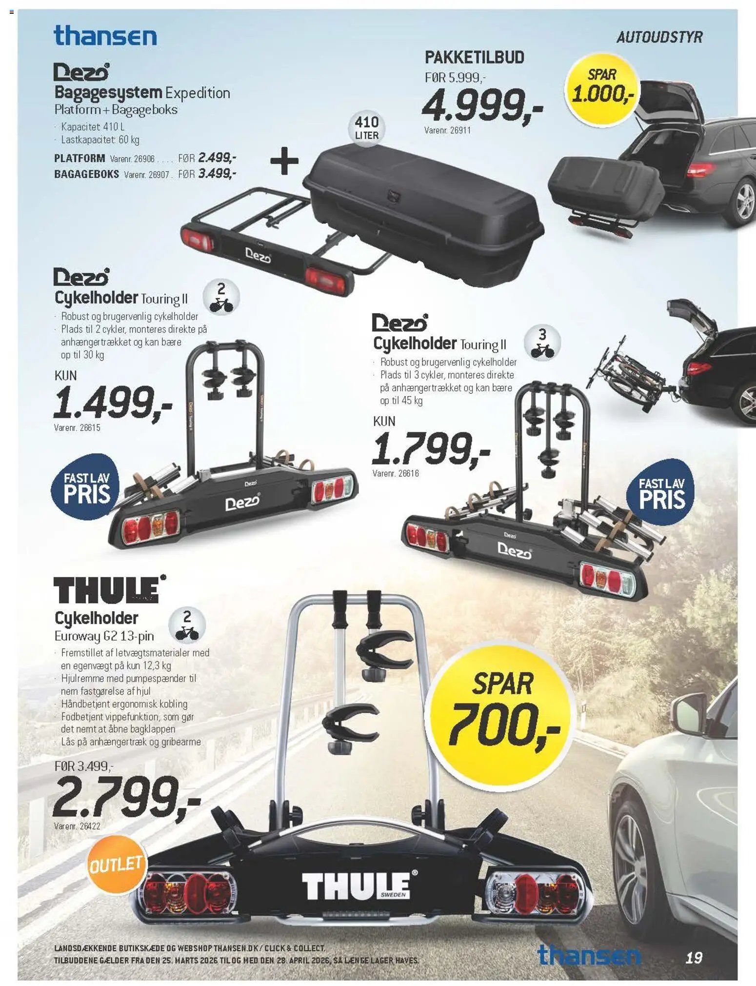 Thansen tilbudsavis fra 25/03/2026 Thansen - Tilbudsavis