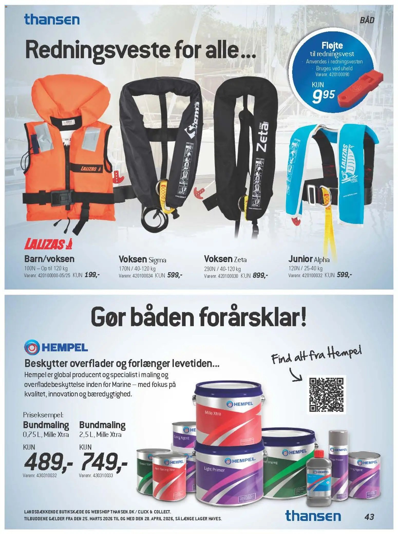 Thansen tilbudsavis fra 25/03/2026 Thansen - Tilbudsavis