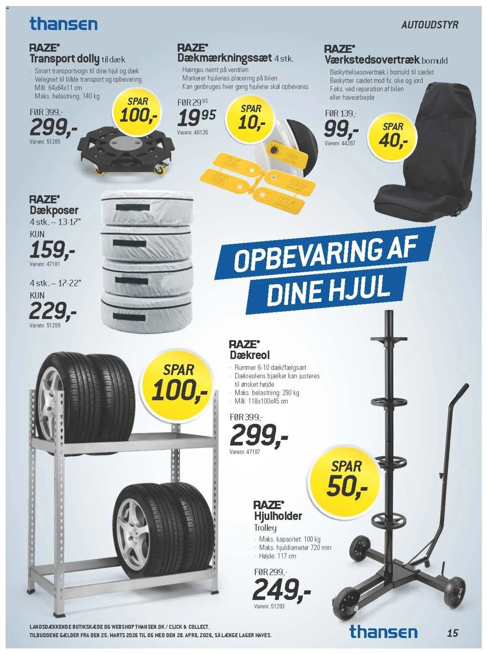 Thansen tilbudsavis fra 25/03/2026 Thansen - Tilbudsavis