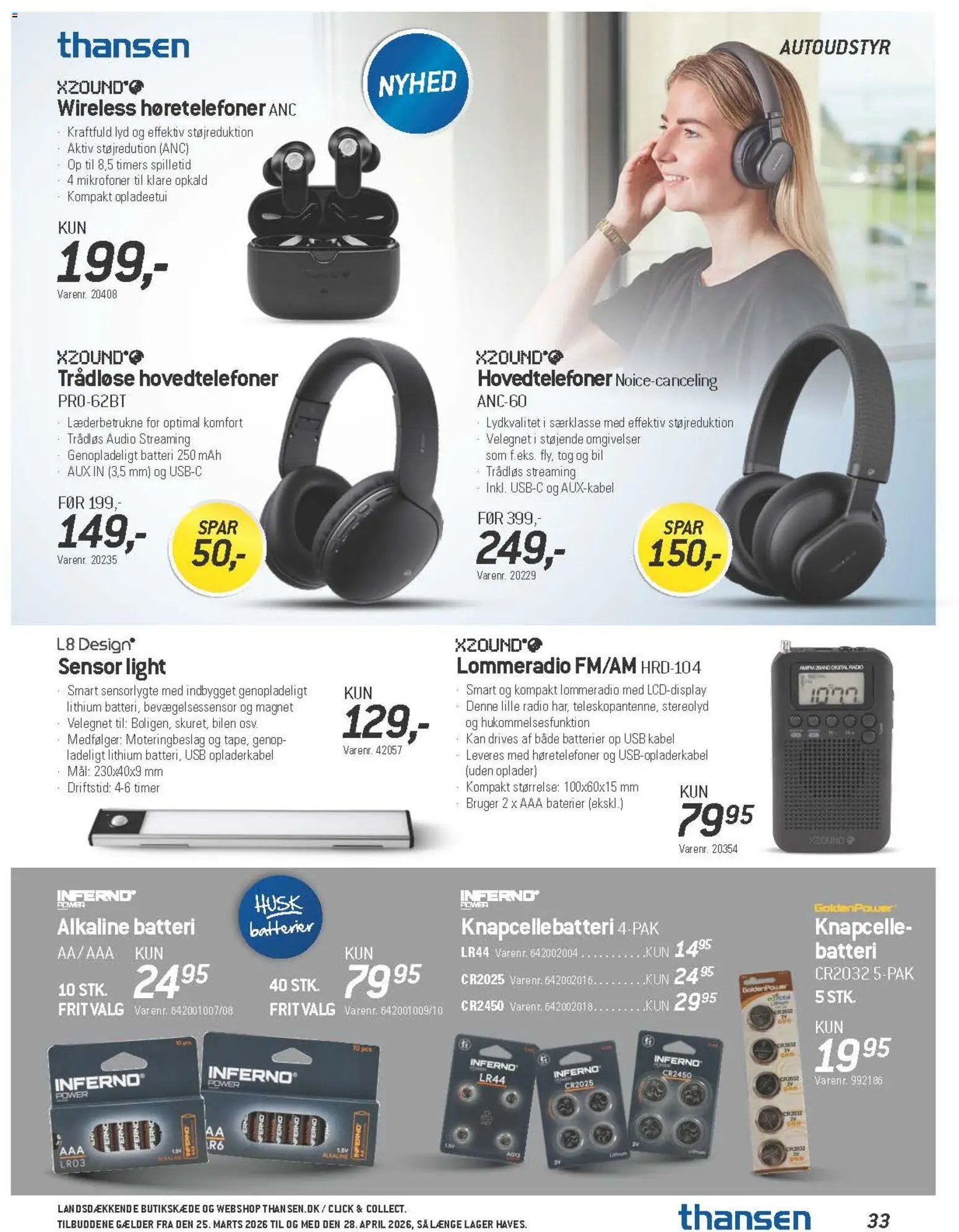 Thansen tilbudsavis fra 25/03/2026 Thansen - Tilbudsavis