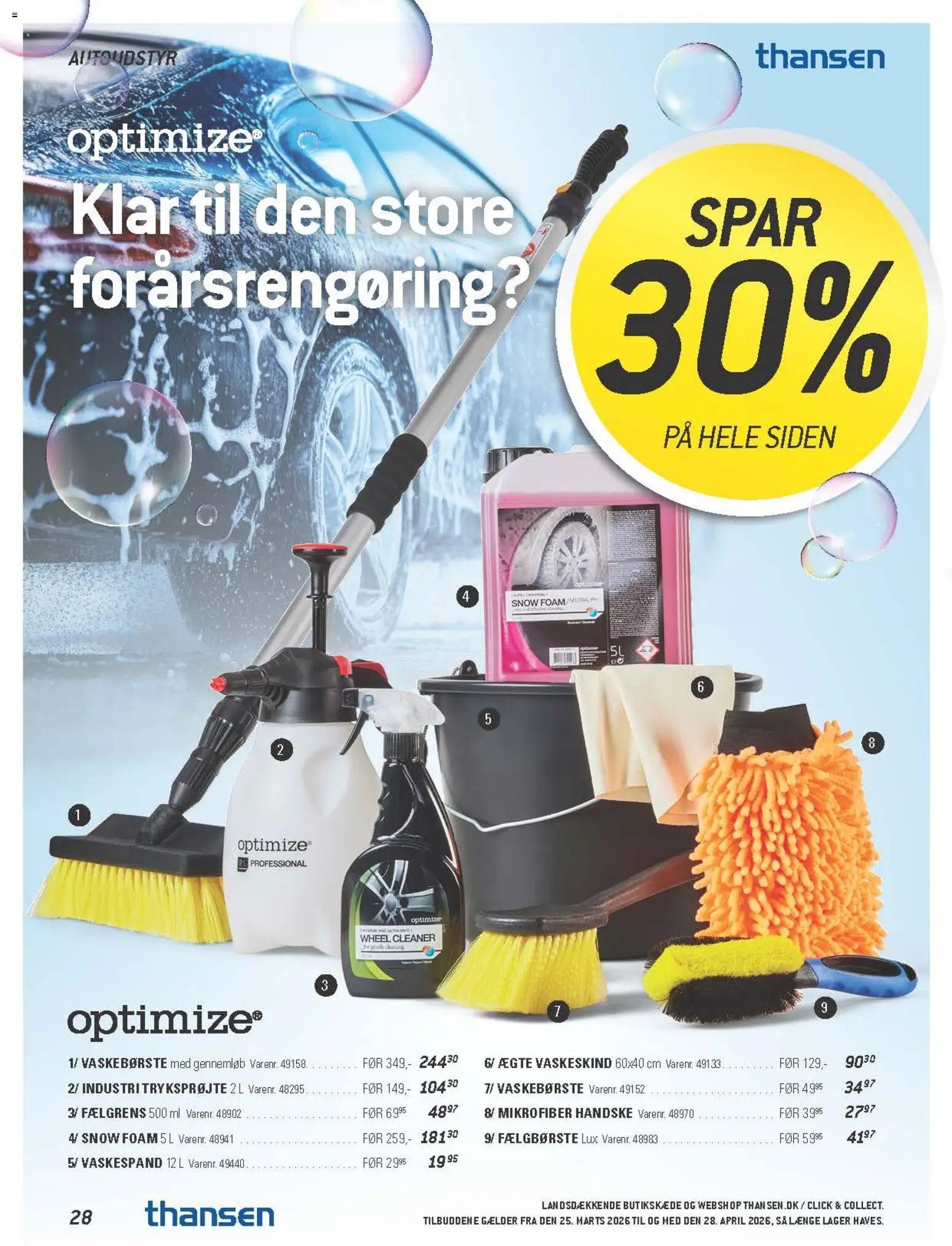 Thansen tilbudsavis fra 25/03/2026 Thansen - Tilbudsavis