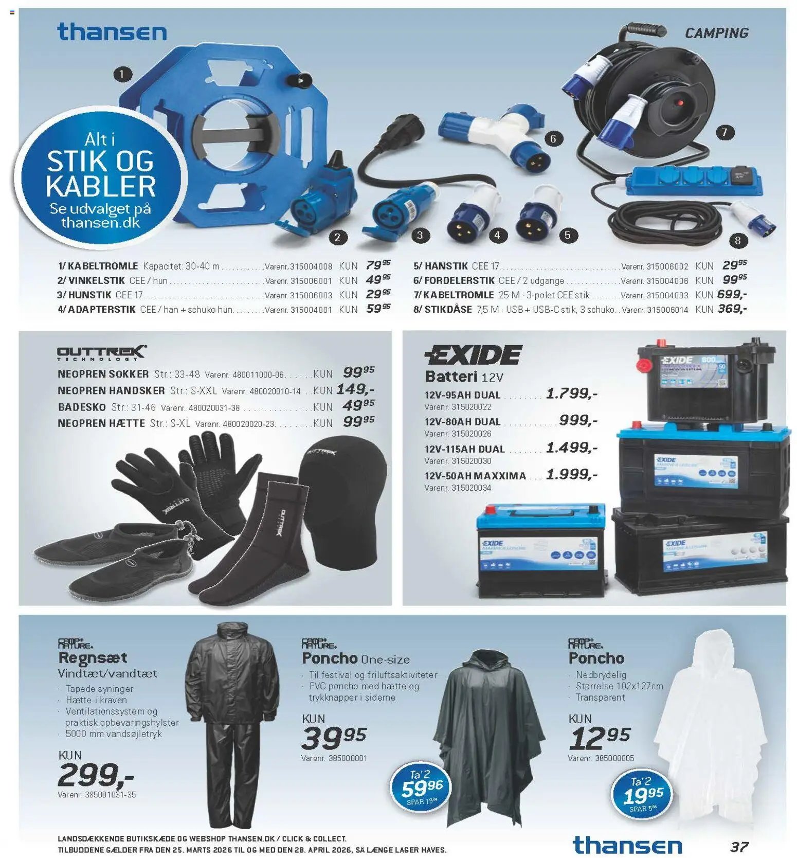 Thansen tilbudsavis fra 25/03/2026 Thansen - Tilbudsavis