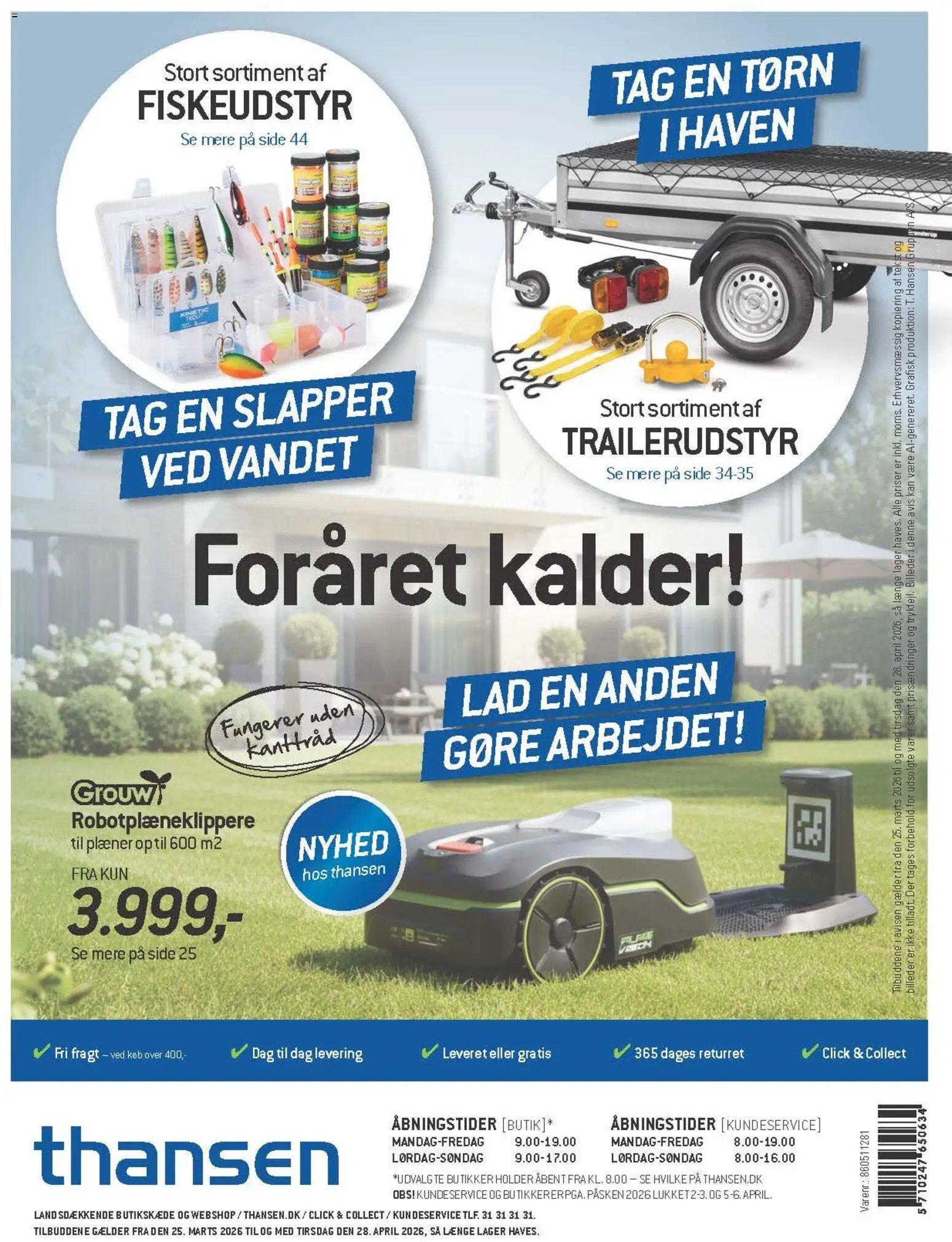 Thansen tilbudsavis fra 25/03/2026 Thansen - Tilbudsavis