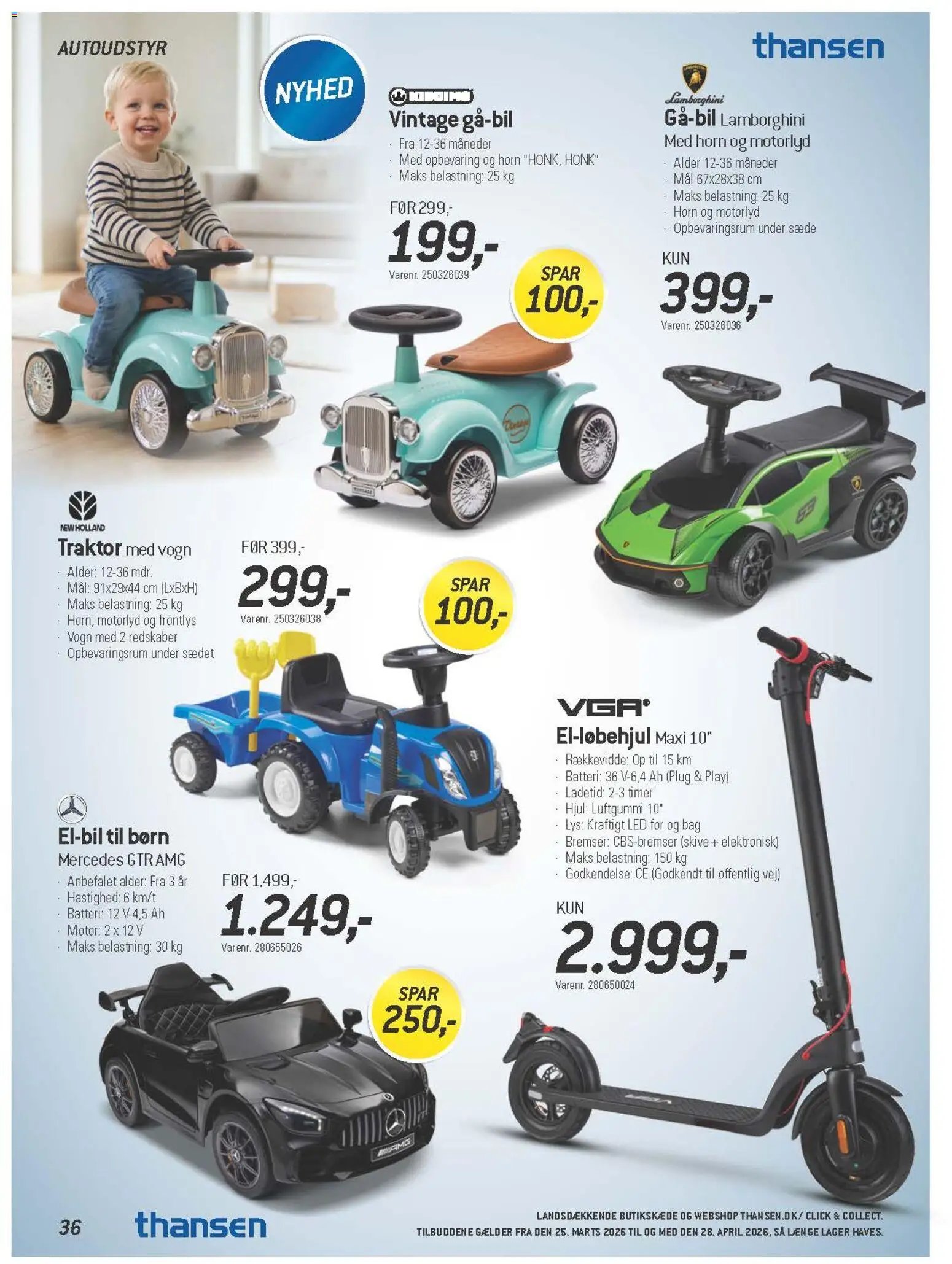 Thansen tilbudsavis fra 25/03/2026 Thansen - Tilbudsavis