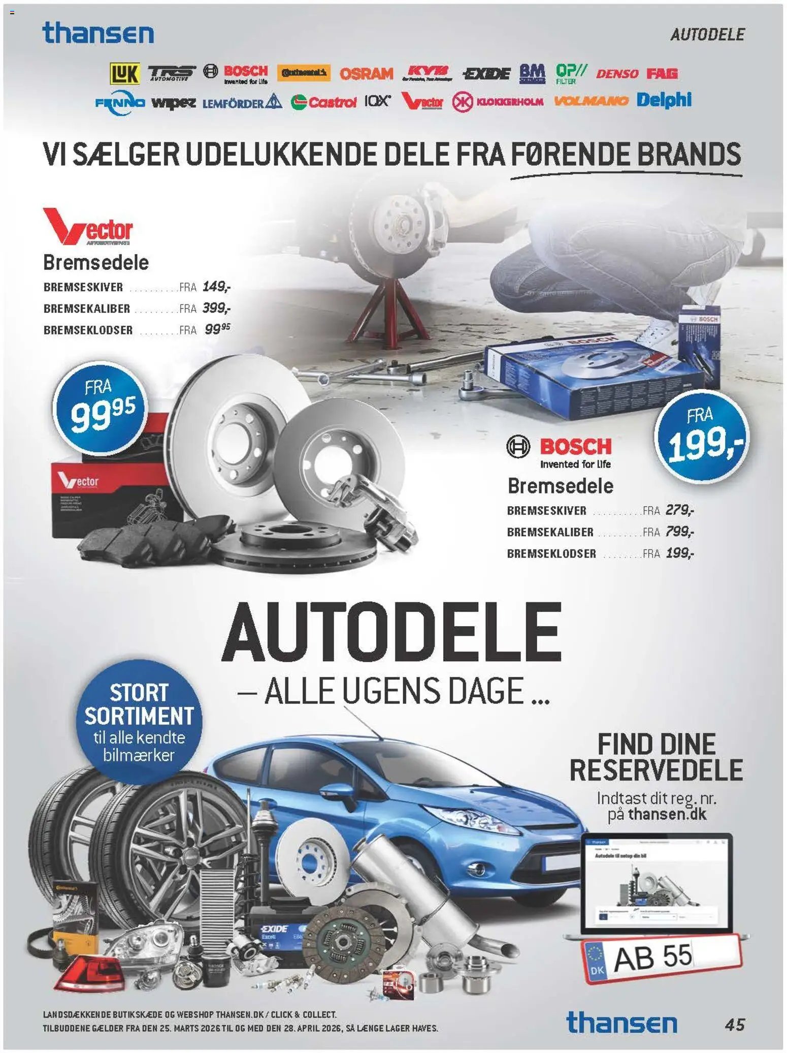 Thansen tilbudsavis fra 25/03/2026 Thansen - Tilbudsavis