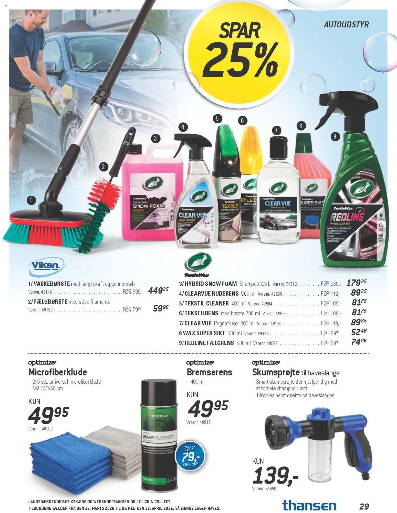 Thansen tilbudsavis fra 25/03/2026 Thansen - Tilbudsavis