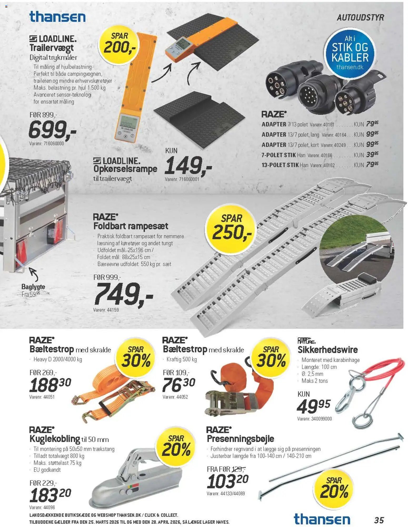 Thansen tilbudsavis fra 25/03/2026 Thansen - Tilbudsavis