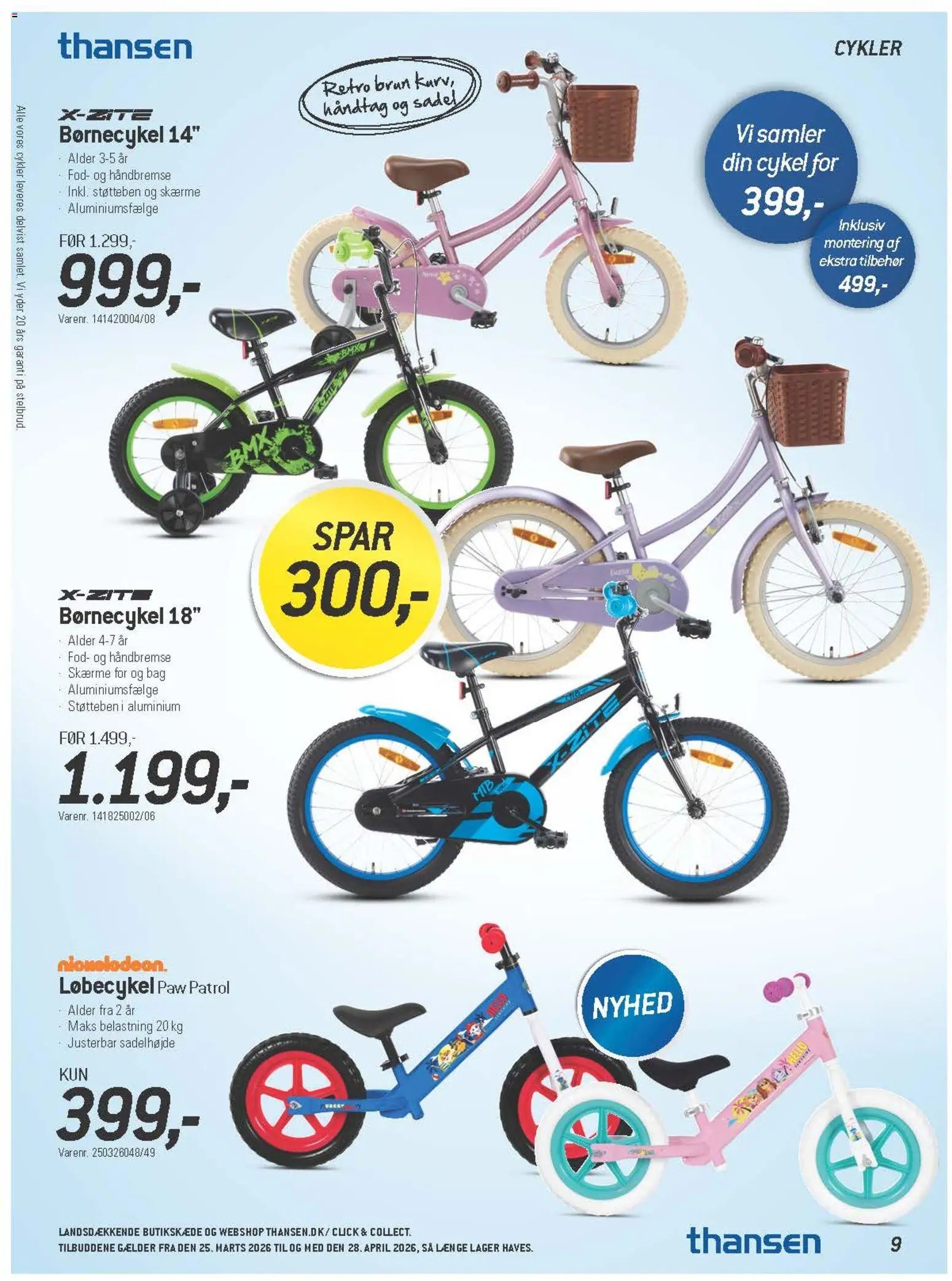 Thansen tilbudsavis fra 25/03/2026 Thansen - Tilbudsavis