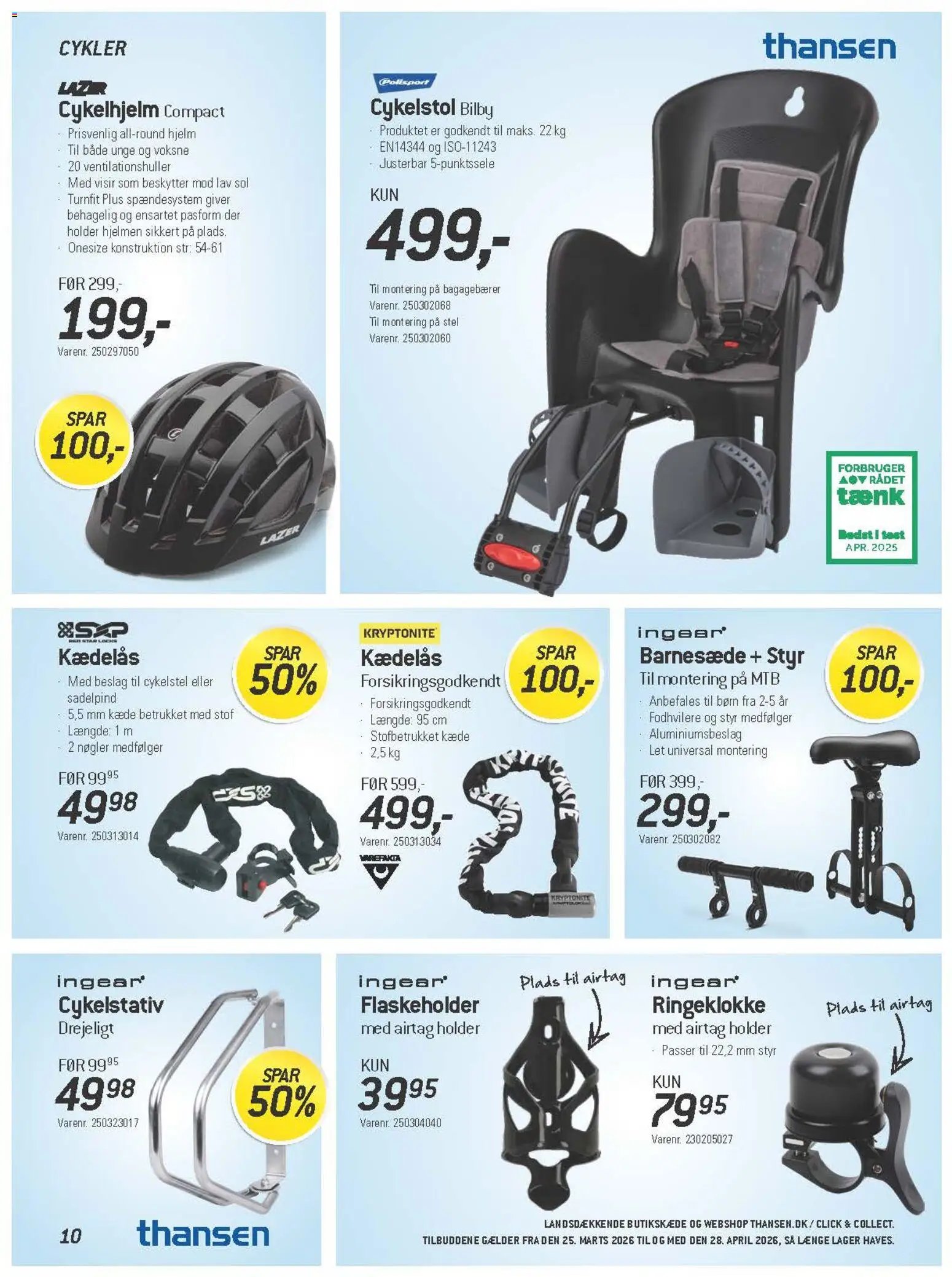 Thansen tilbudsavis fra 25/03/2026 Thansen - Tilbudsavis