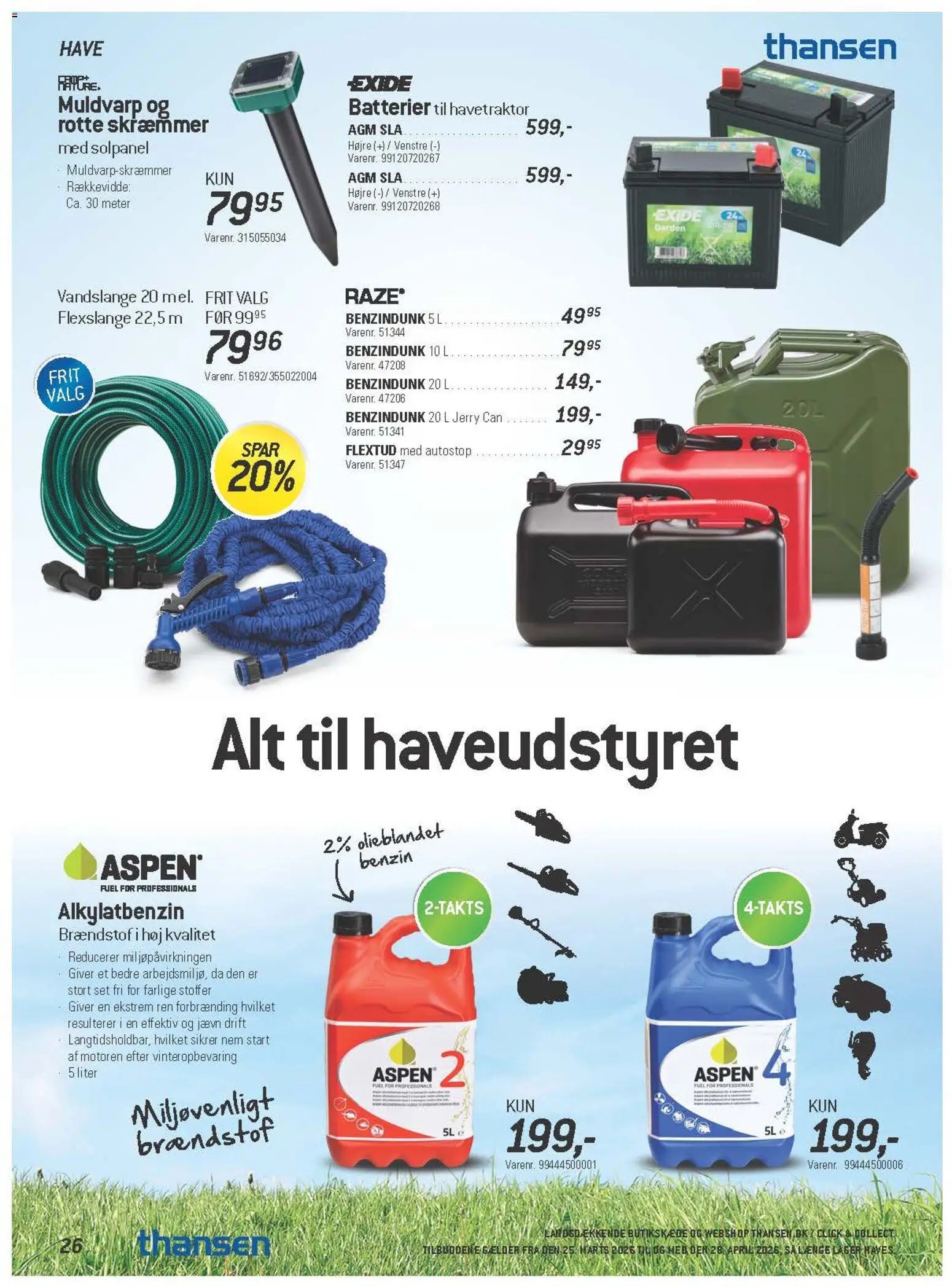 Thansen tilbudsavis fra 25/03/2026 Thansen - Tilbudsavis