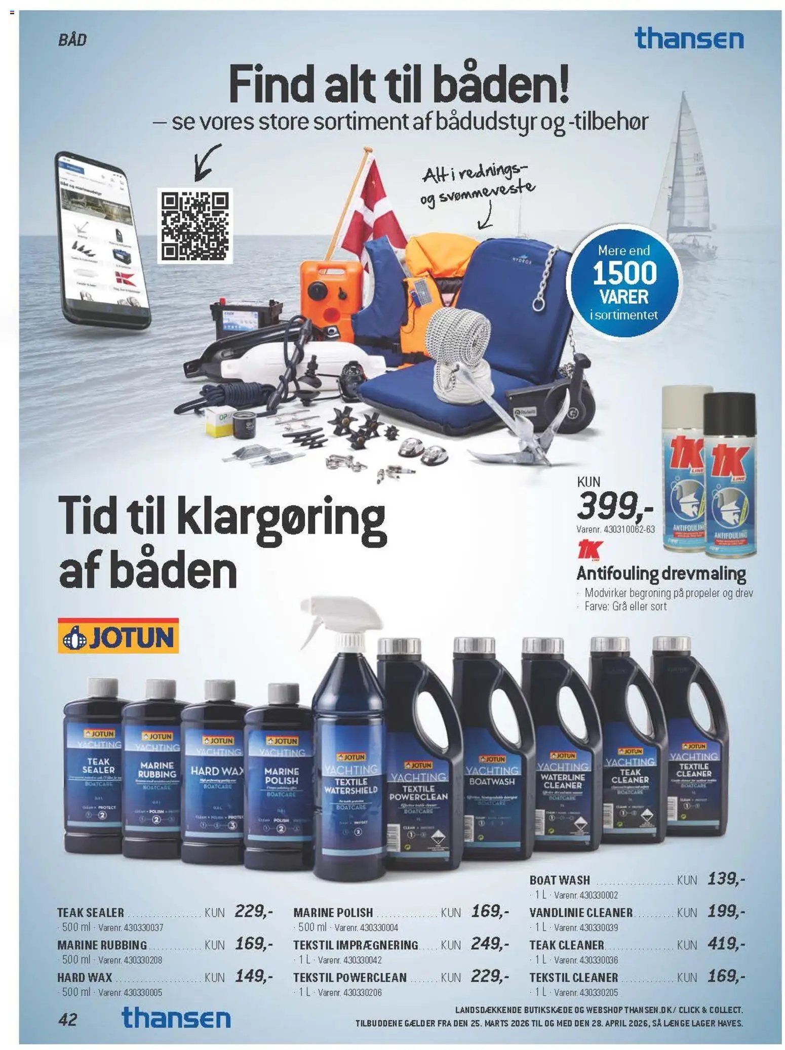 Thansen tilbudsavis fra 25/03/2026 Thansen - Tilbudsavis