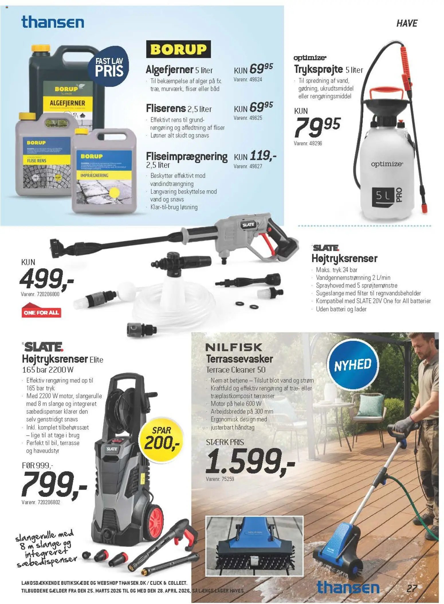 Thansen tilbudsavis fra 25/03/2026 Thansen - Tilbudsavis