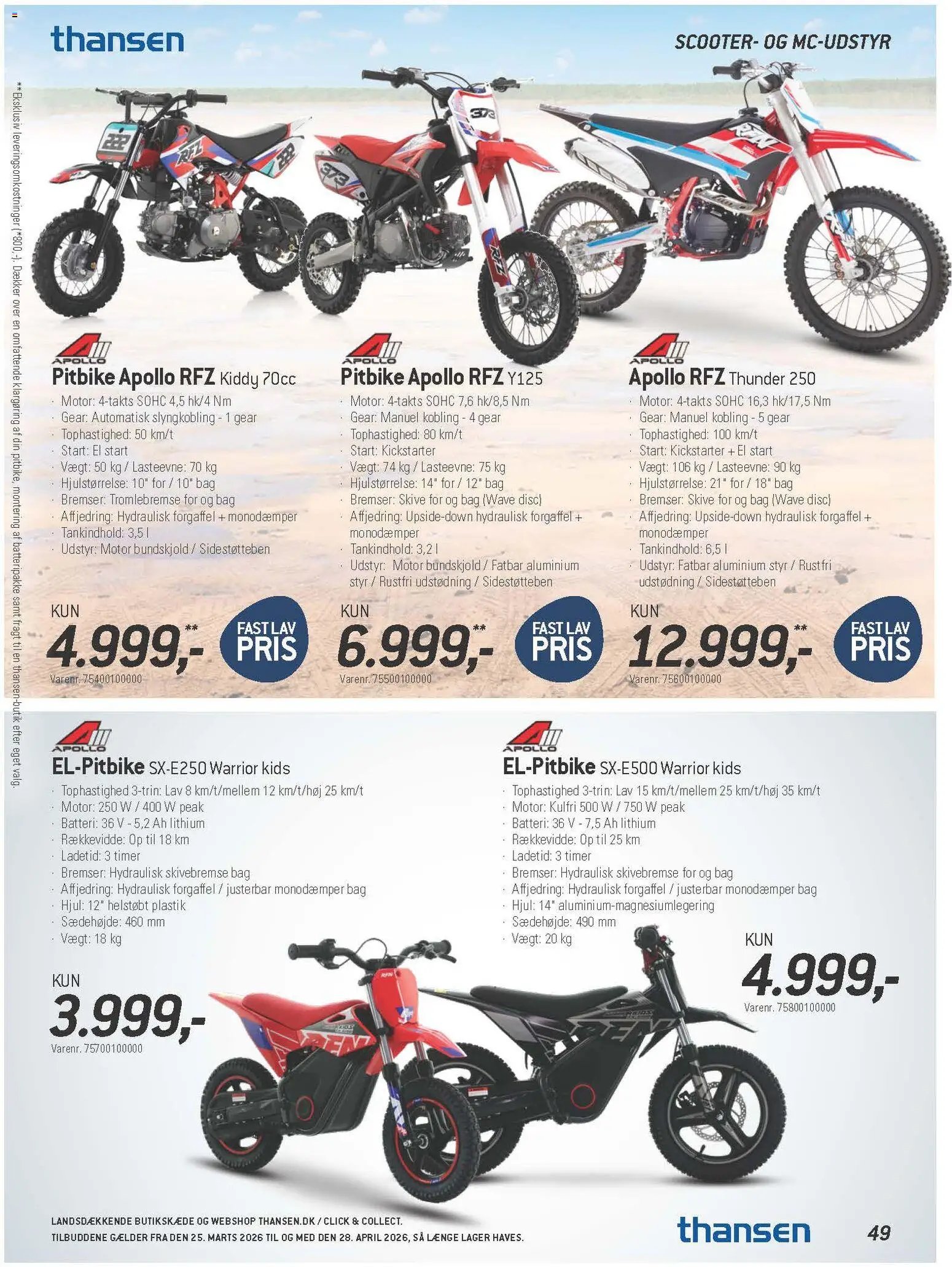 Thansen tilbudsavis fra 25/03/2026 Thansen - Tilbudsavis
