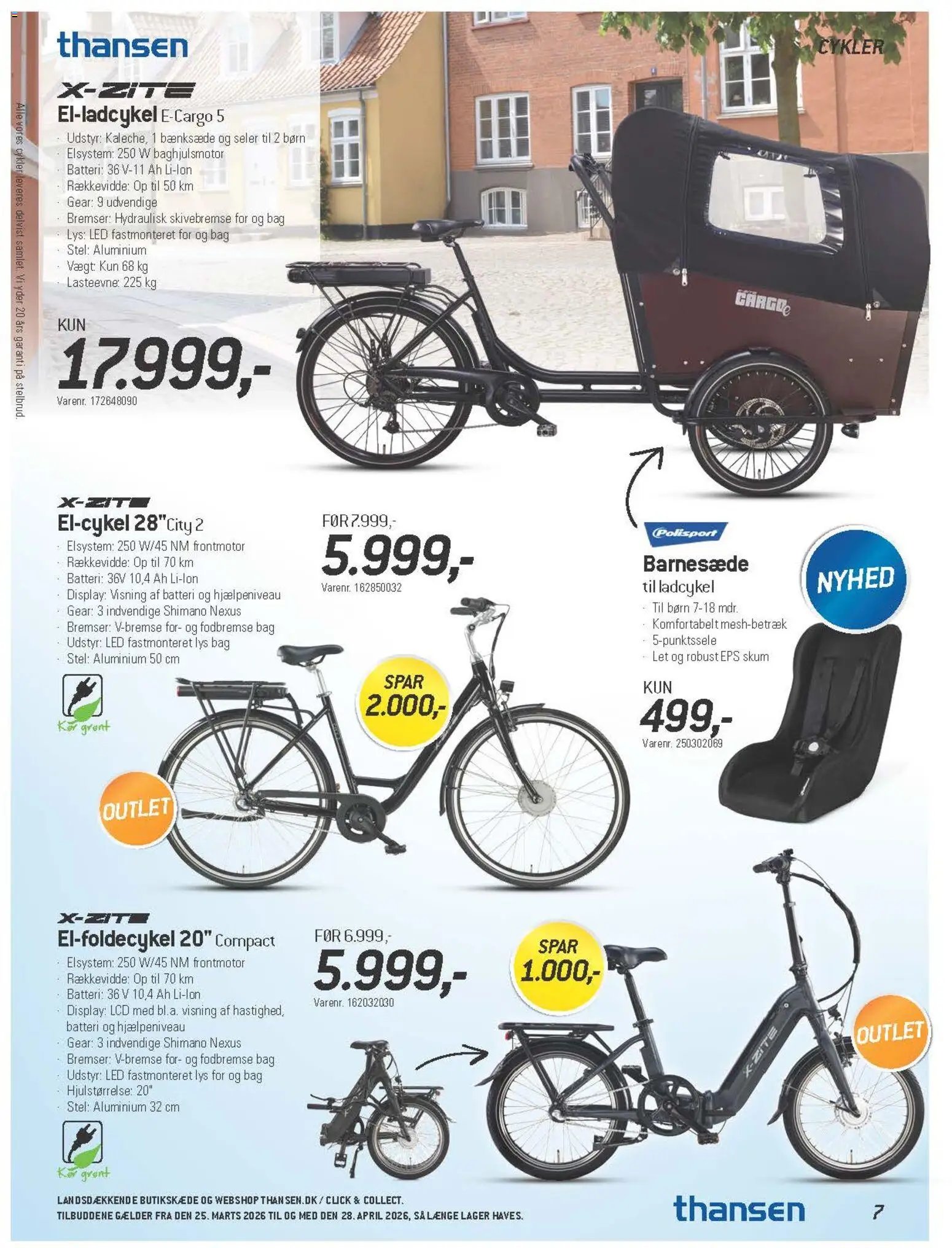 Thansen tilbudsavis fra 25/03/2026 Thansen - Tilbudsavis