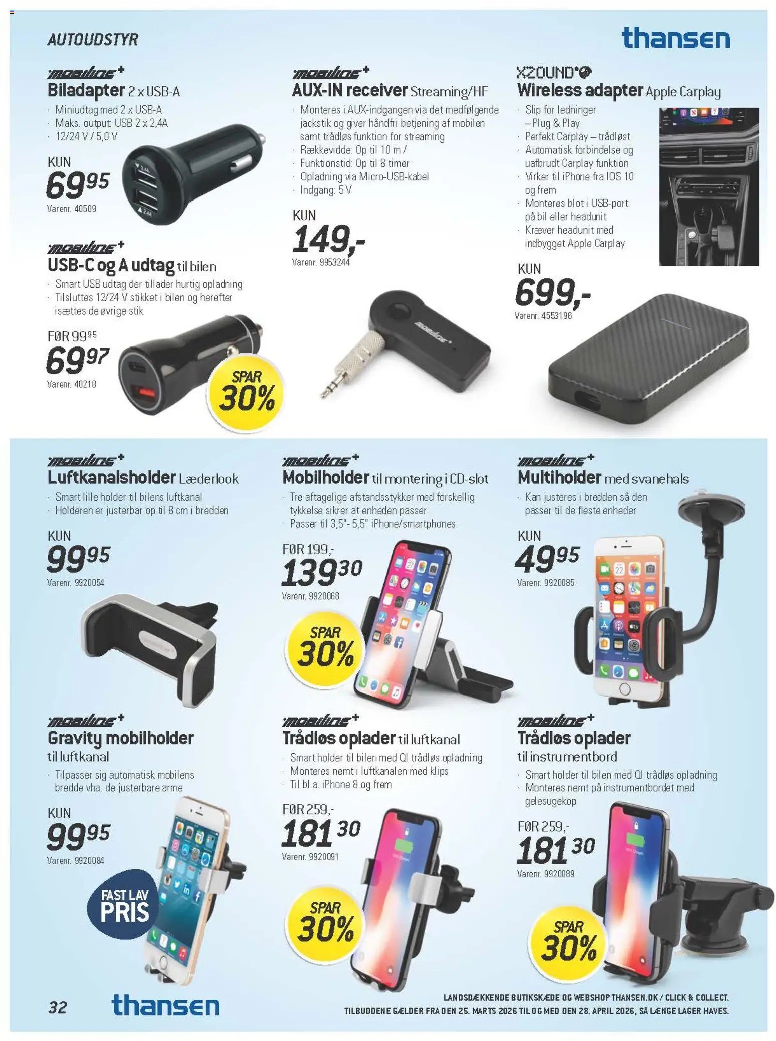 Thansen tilbudsavis fra 25/03/2026 Thansen - Tilbudsavis