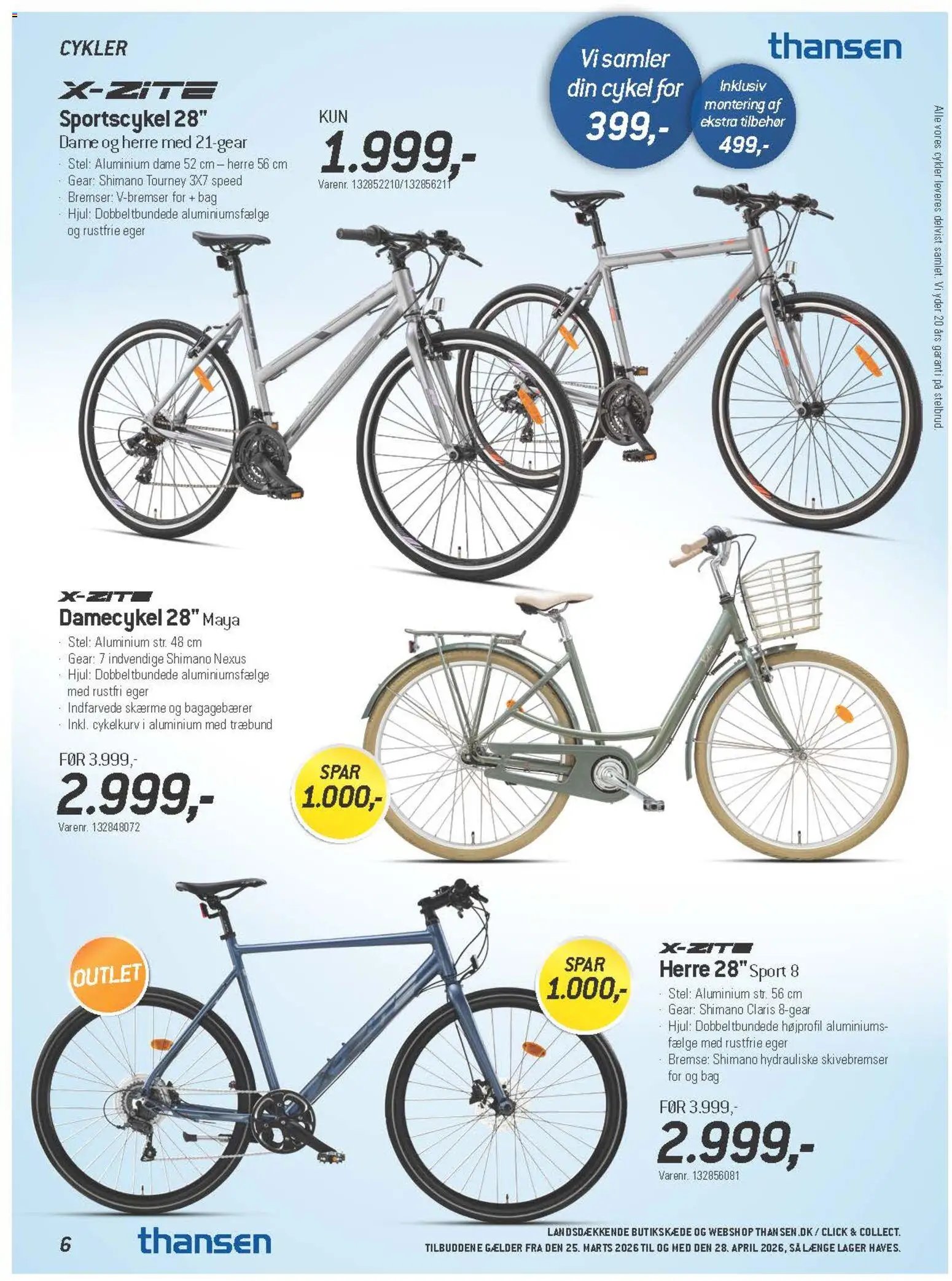 Thansen tilbudsavis fra 25/03/2026 Thansen - Tilbudsavis