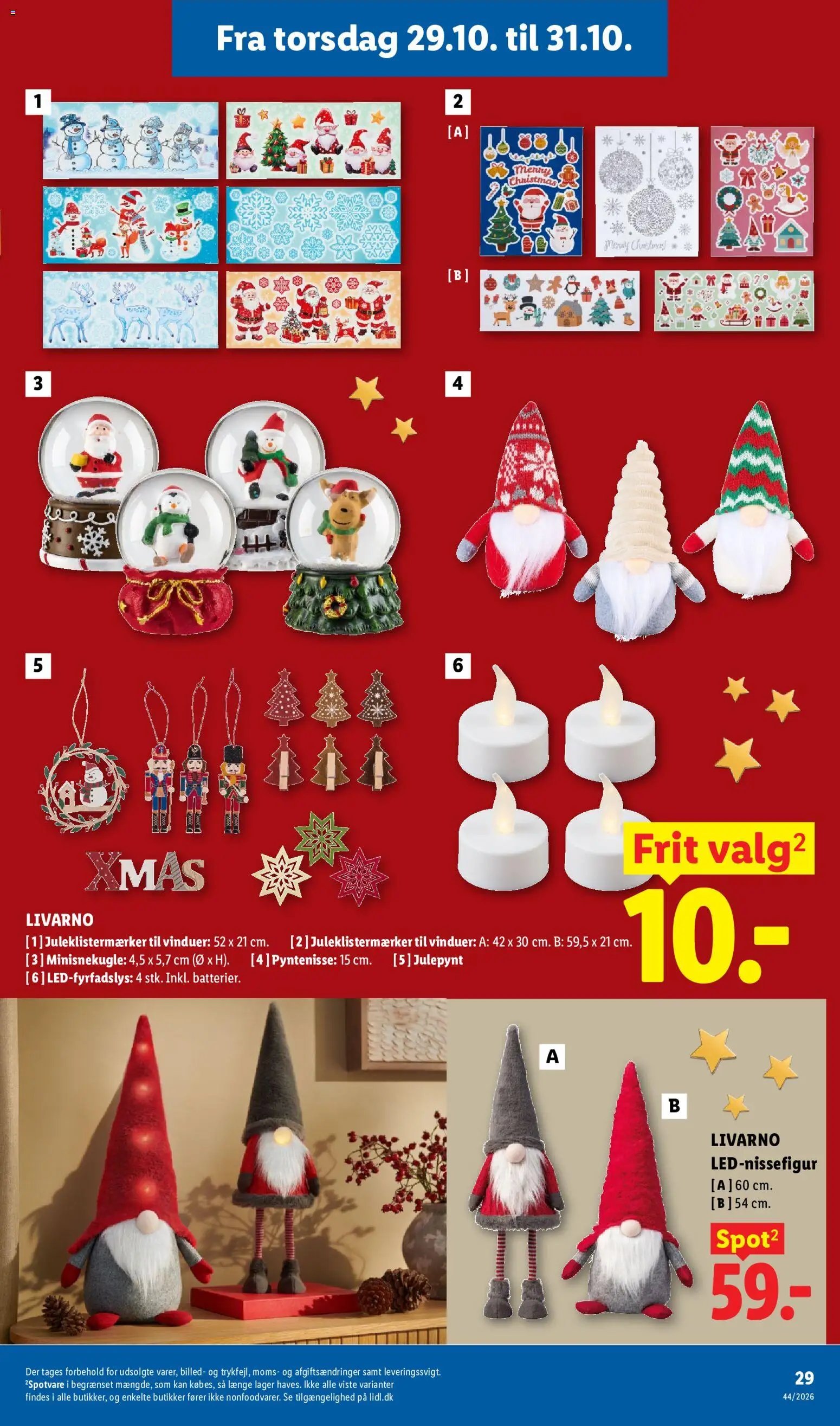Nye Lidl tilbud fra 25/10/2026