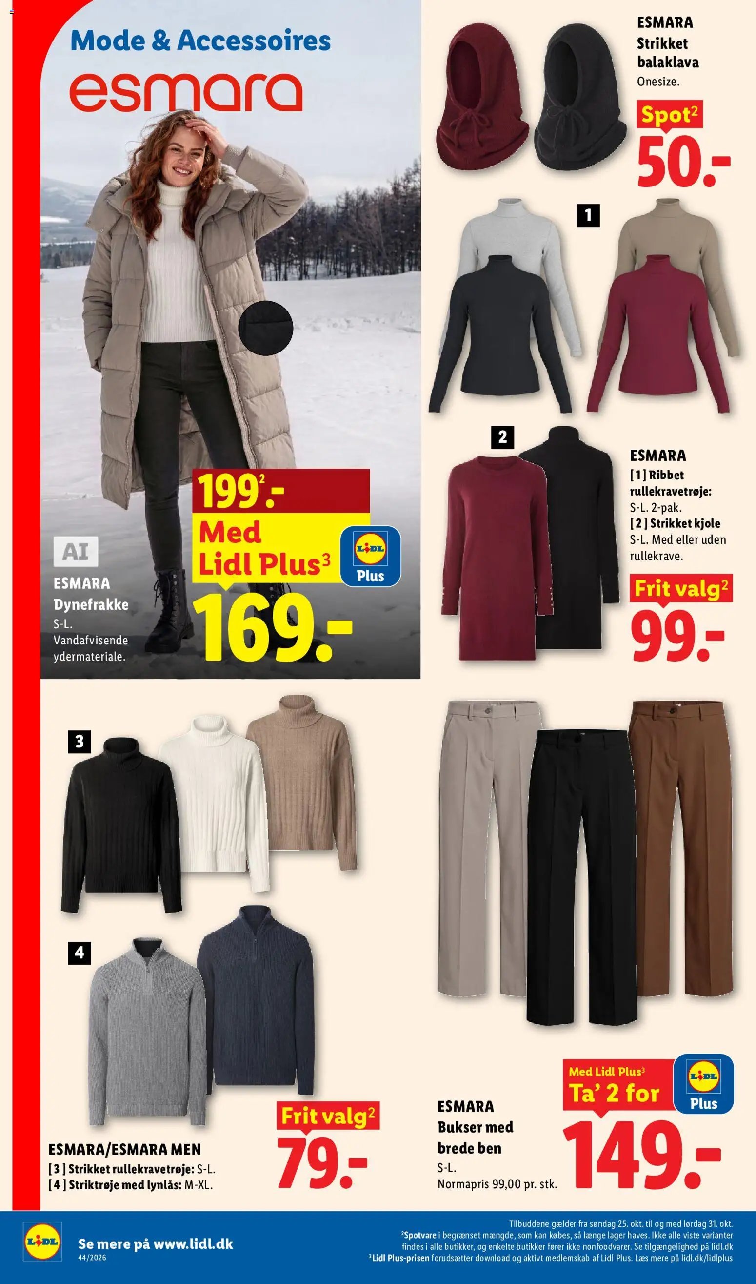 Nye Lidl tilbud fra 25/10/2026