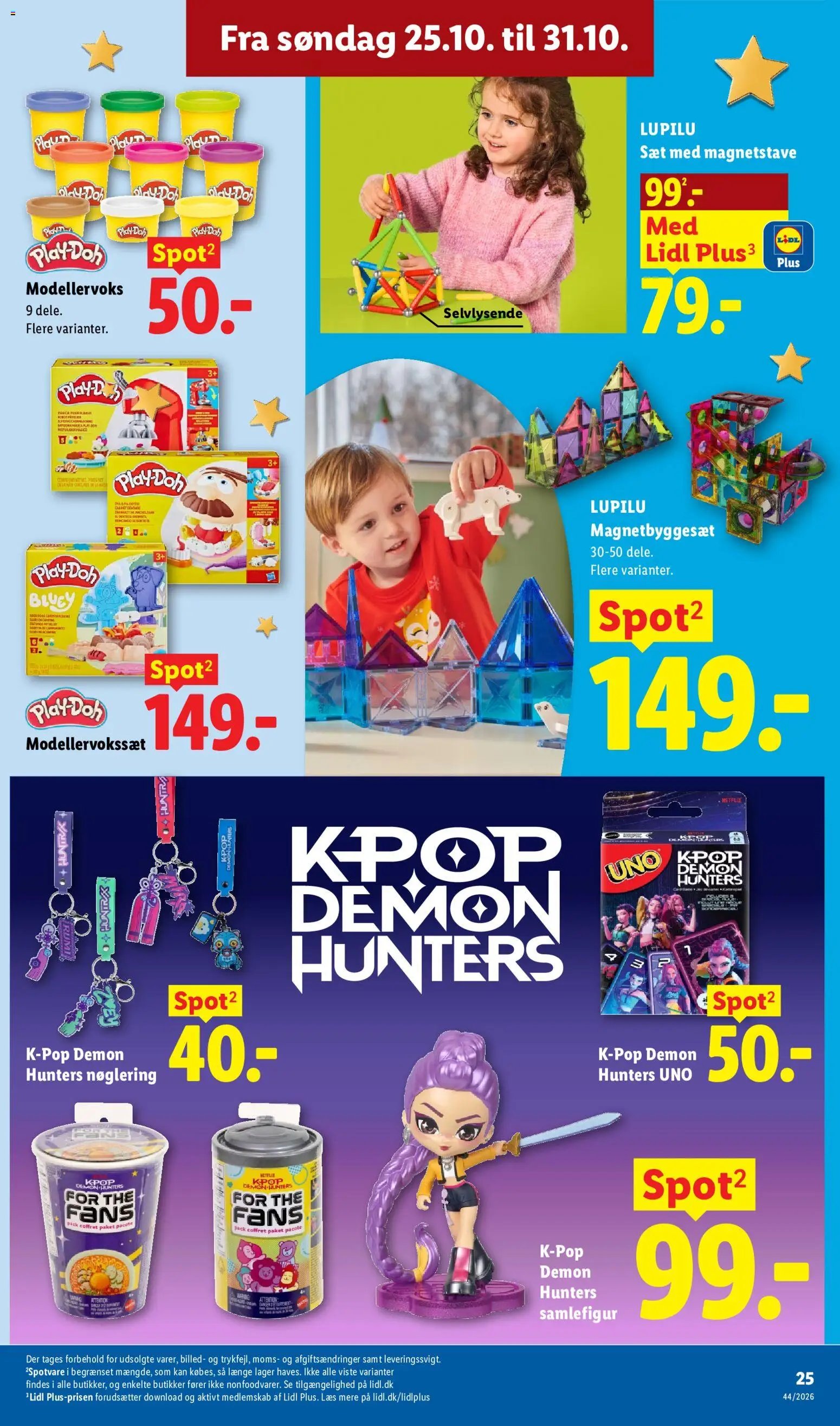 Nye Lidl tilbud fra 25/10/2026
