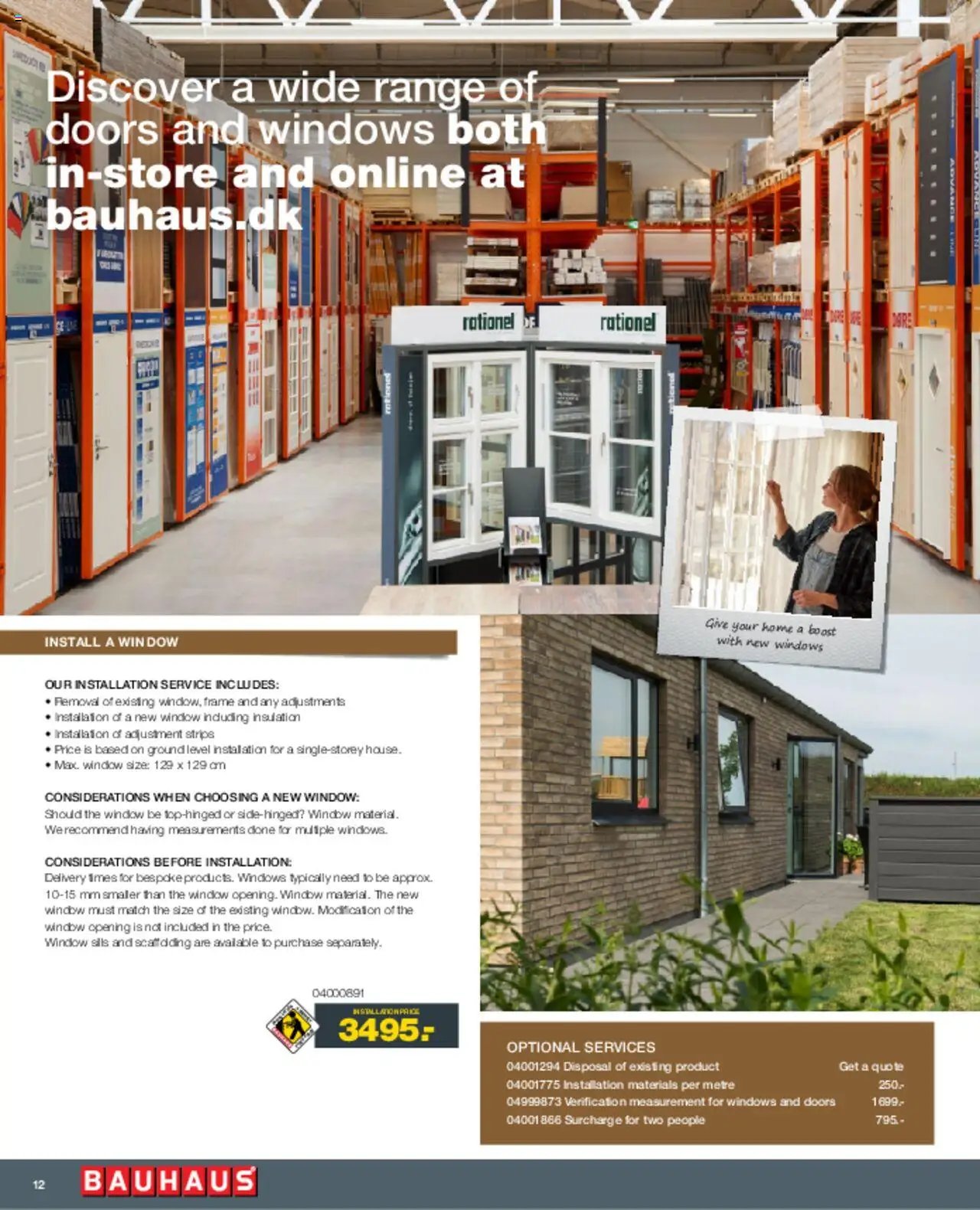 Bauhaus tilbudsavis fra 01/03/2025 Installation Service - ENGLISH