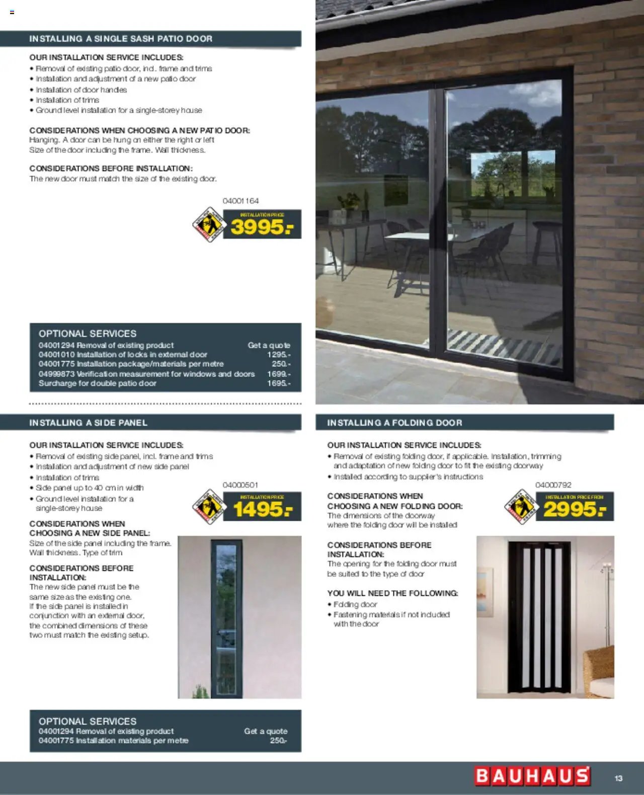 Bauhaus tilbudsavis fra 01/03/2025 Installation Service - ENGLISH