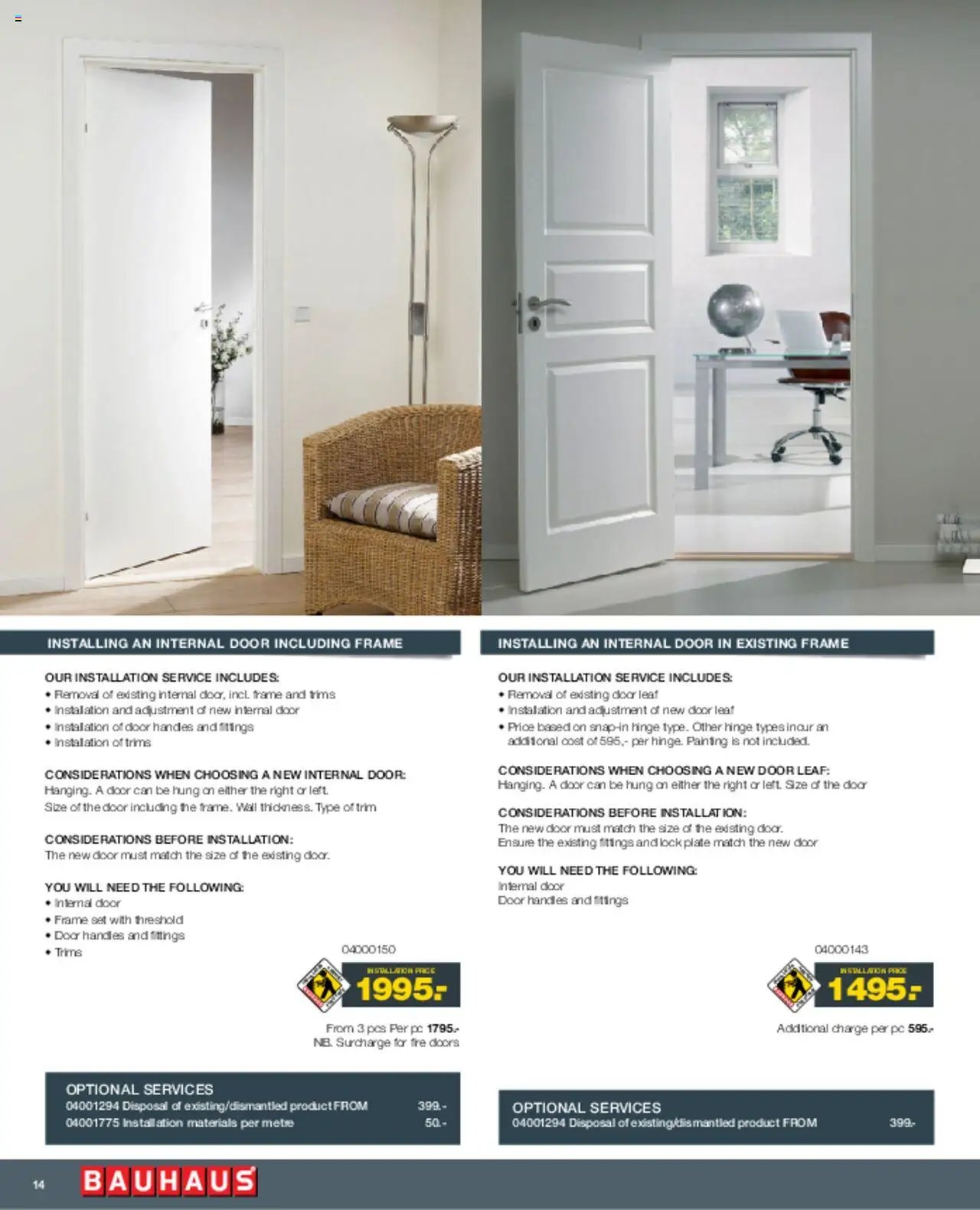Bauhaus tilbudsavis fra 01/03/2025 Installation Service - ENGLISH