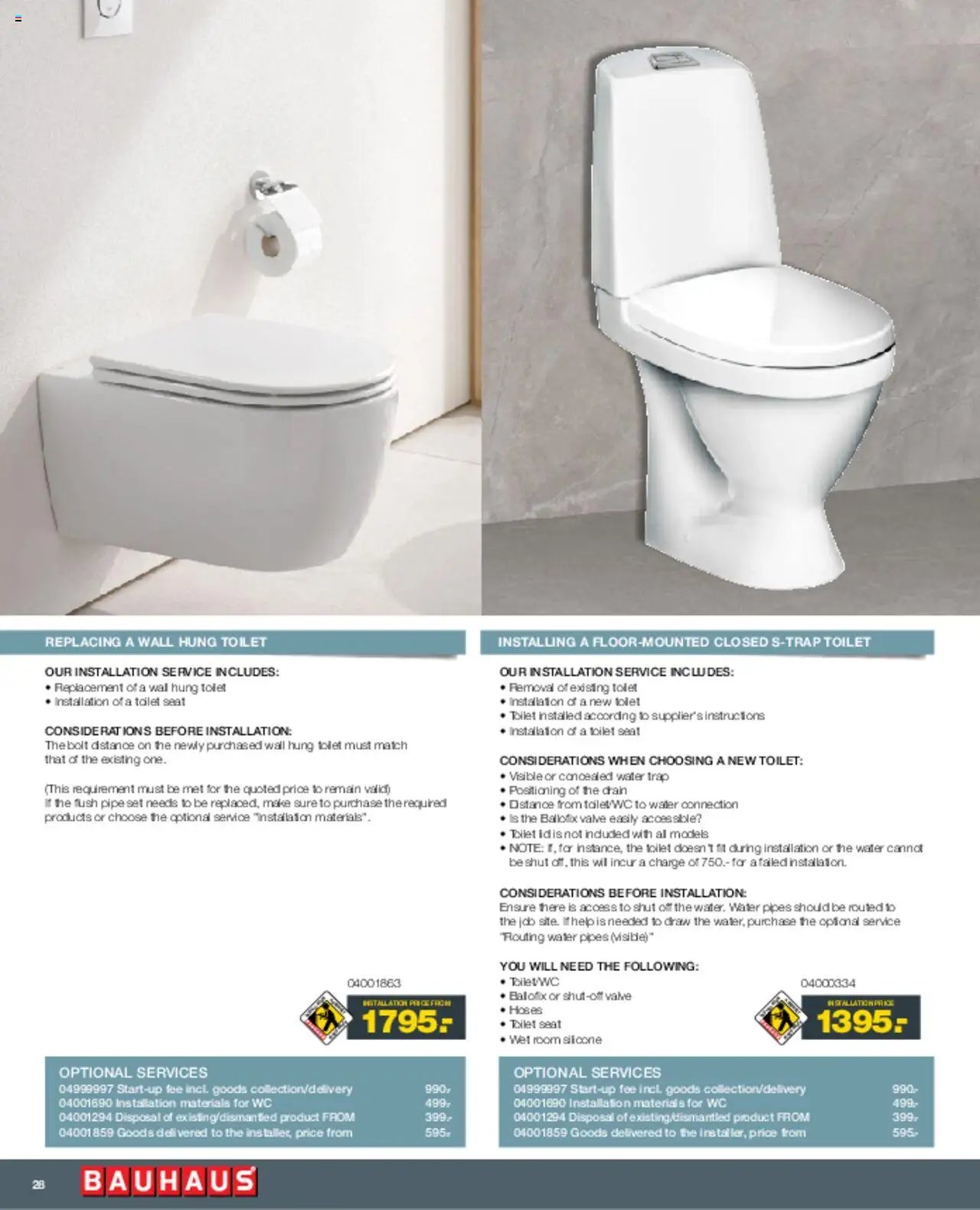 Bauhaus tilbudsavis fra 01/03/2025 Installation Service - ENGLISH