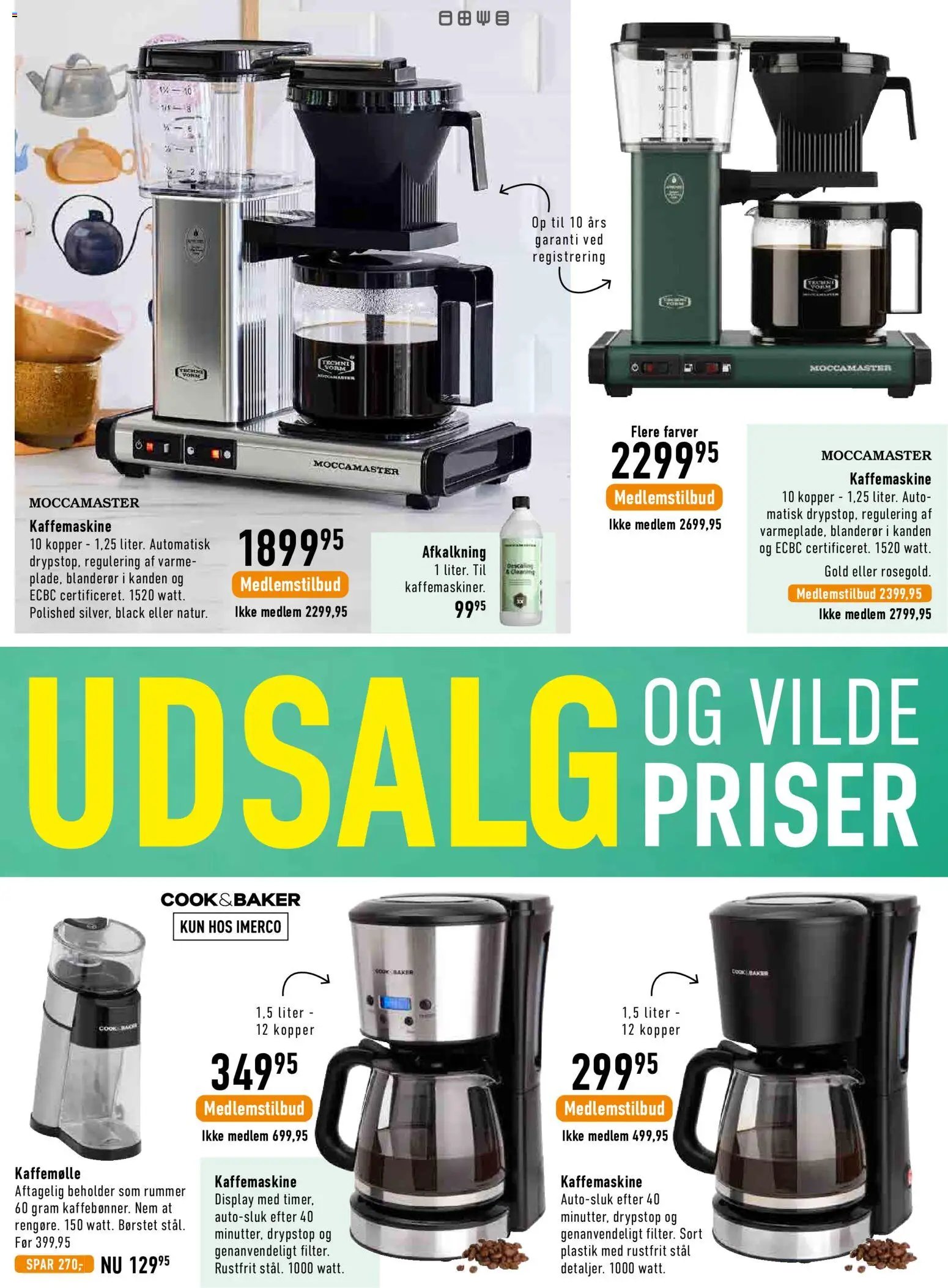 Imerco tilbudsavis fra 12/06/2026 Imerco - Tilbudsavis UDSALG OG VILDE PRISER Uge 25