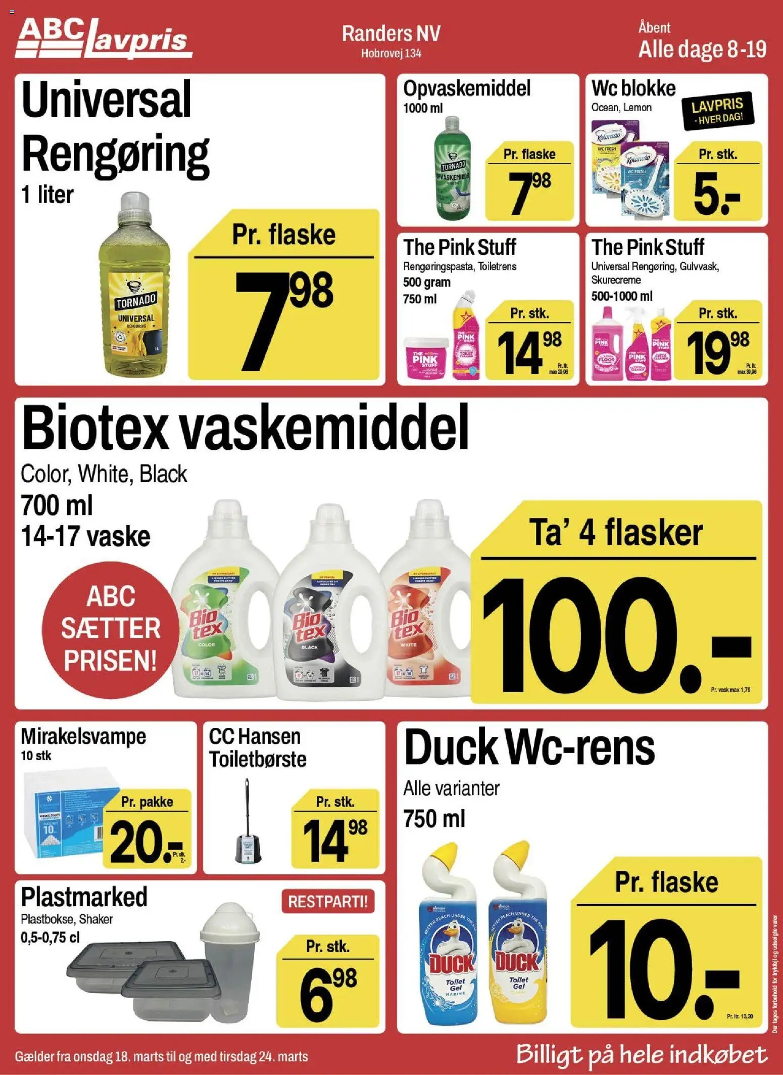 Abc Lavpris tilbudsavis fra 18/03/2026 Abc Lavpris - Randers NV