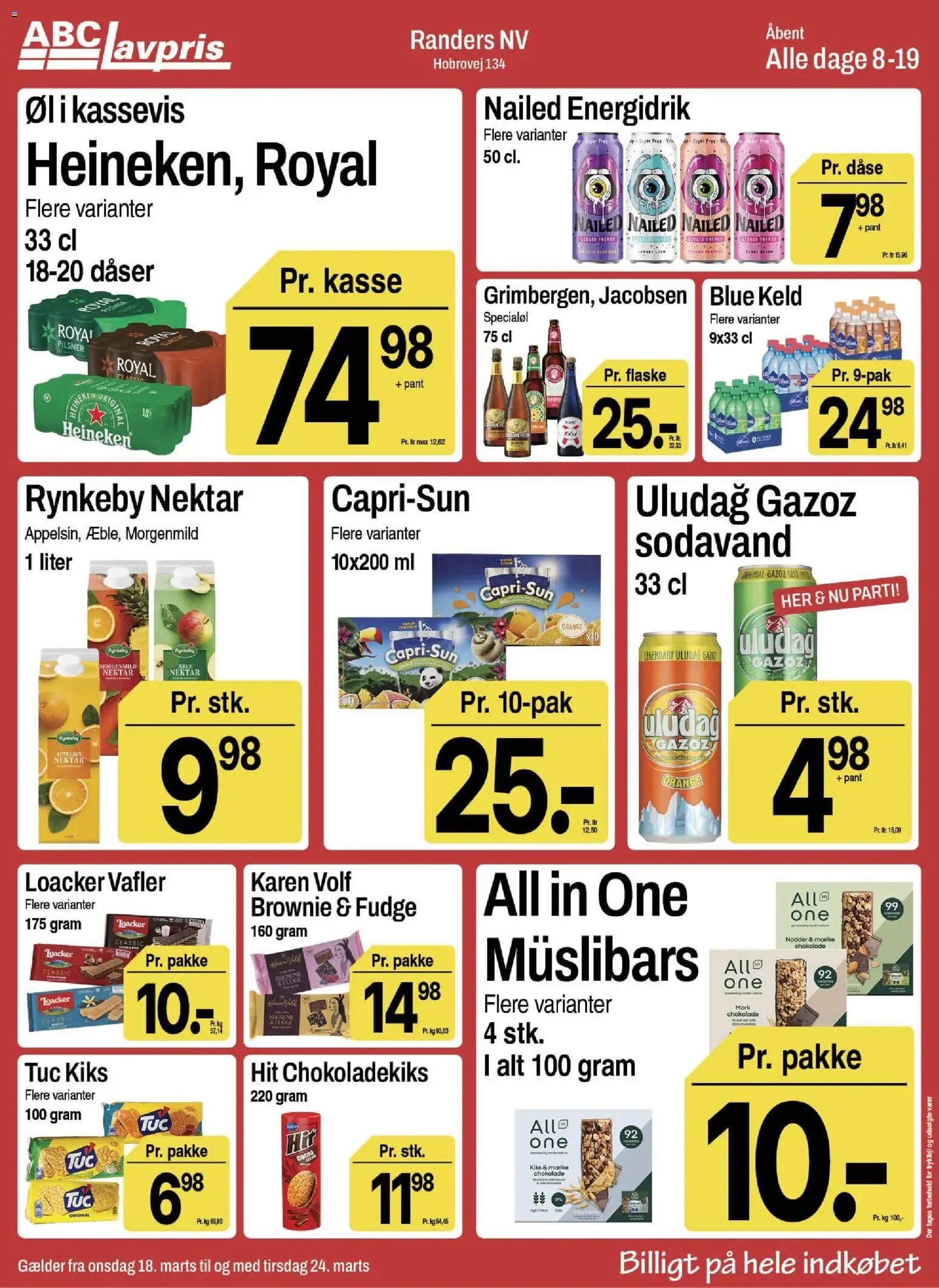 Abc Lavpris tilbudsavis fra 18/03/2026 Abc Lavpris - Randers NV