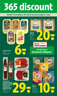Coop 365 tilbudsavis fra 28/05/2026 Coop 365 - Tilbudsavis uge 22