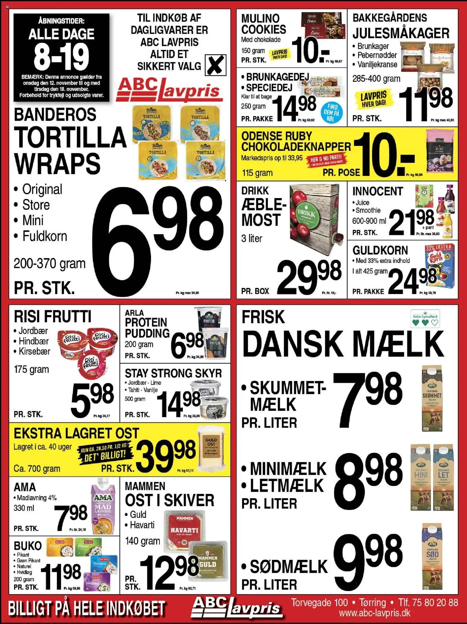 Abc Lavpris tilbudsavis fra 12/11/2025 Tørring