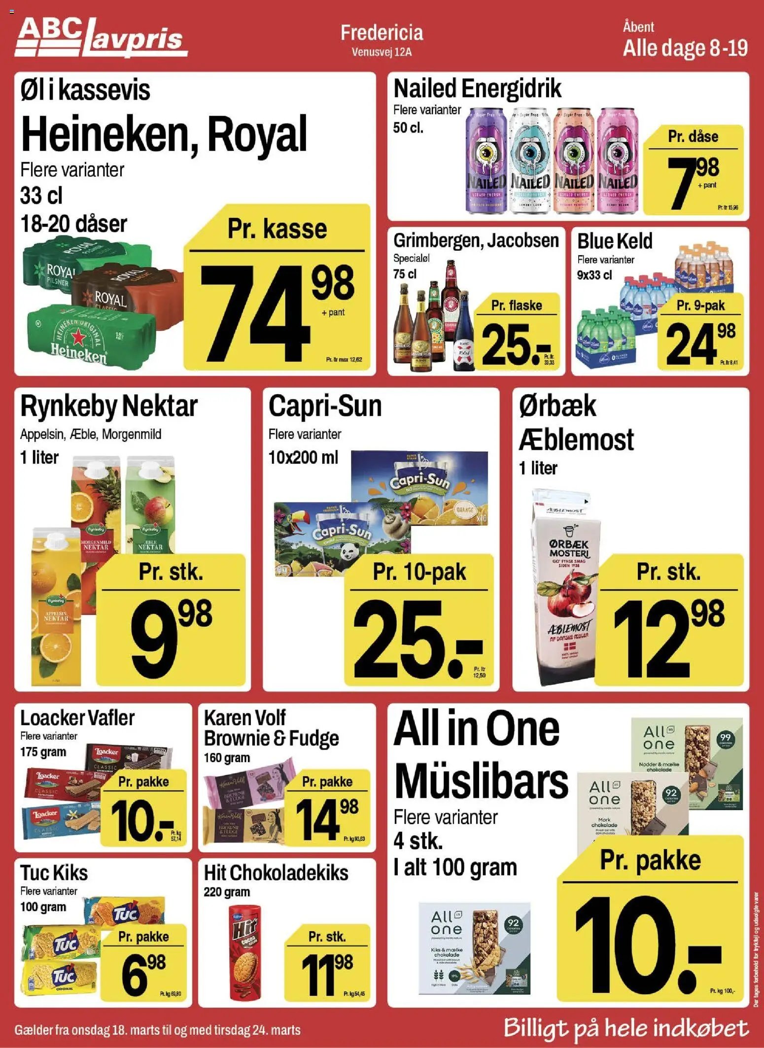 Abc Lavpris tilbudsavis fra 18/03/2026 Abc Lavpris - Fredericia