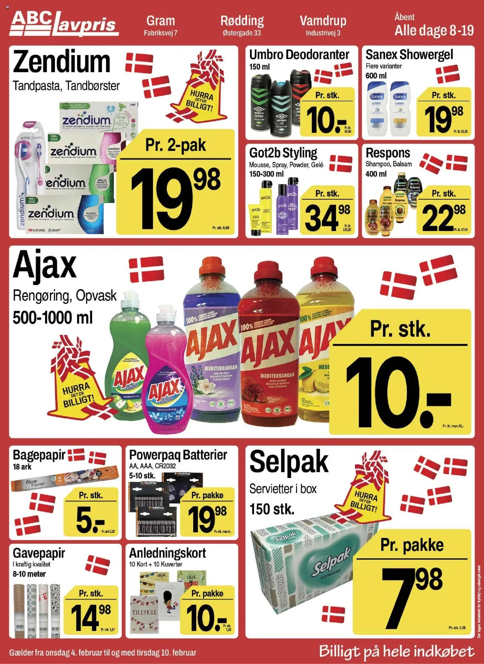 Abc Lavpris tilbudsavis fra 04/02/2026 Gram